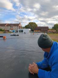 Fotografie Vladimír Drábek - Hydroizolační práce