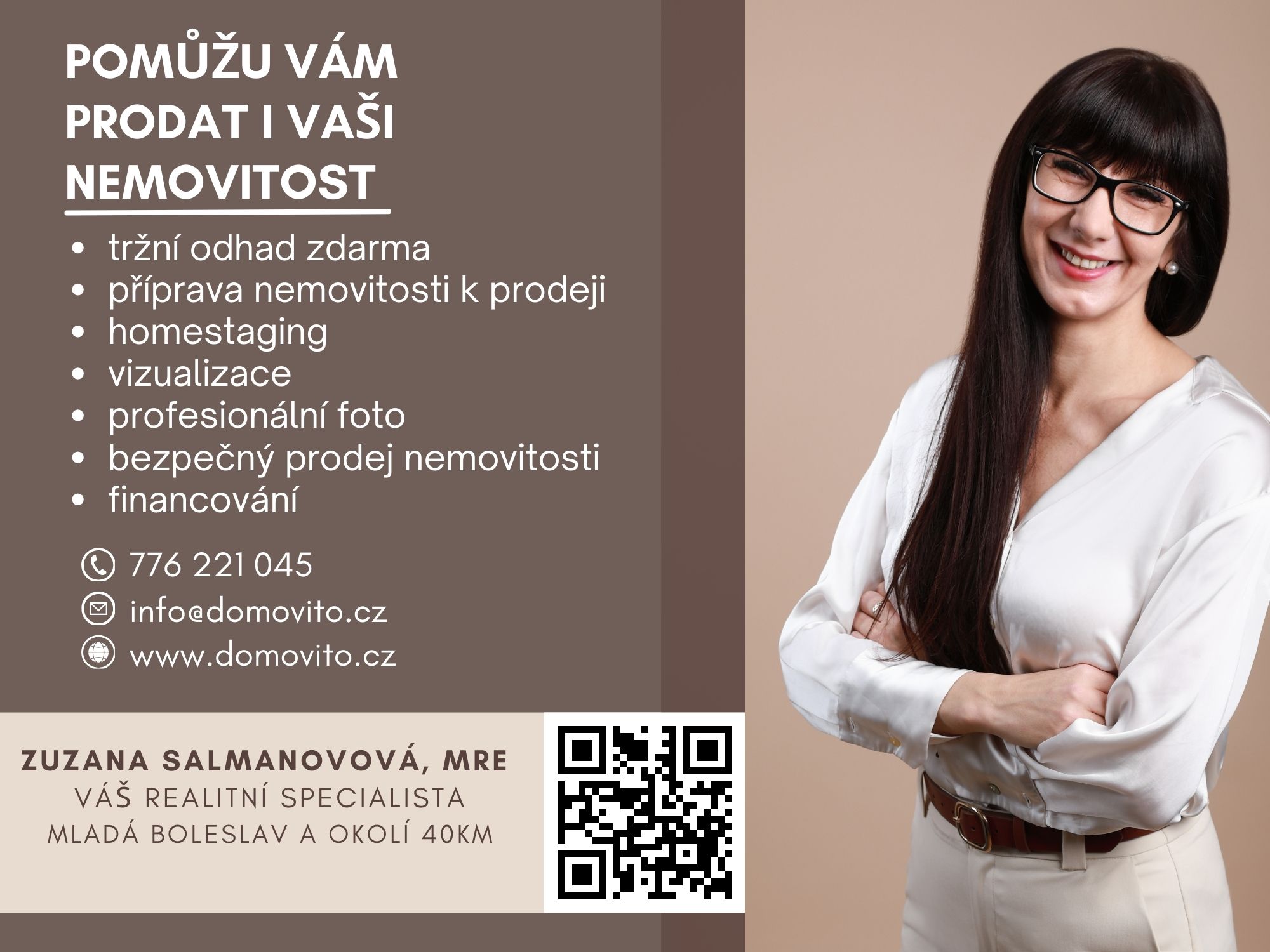 Zuzana Salmanovová, MRE - realitní specialistka