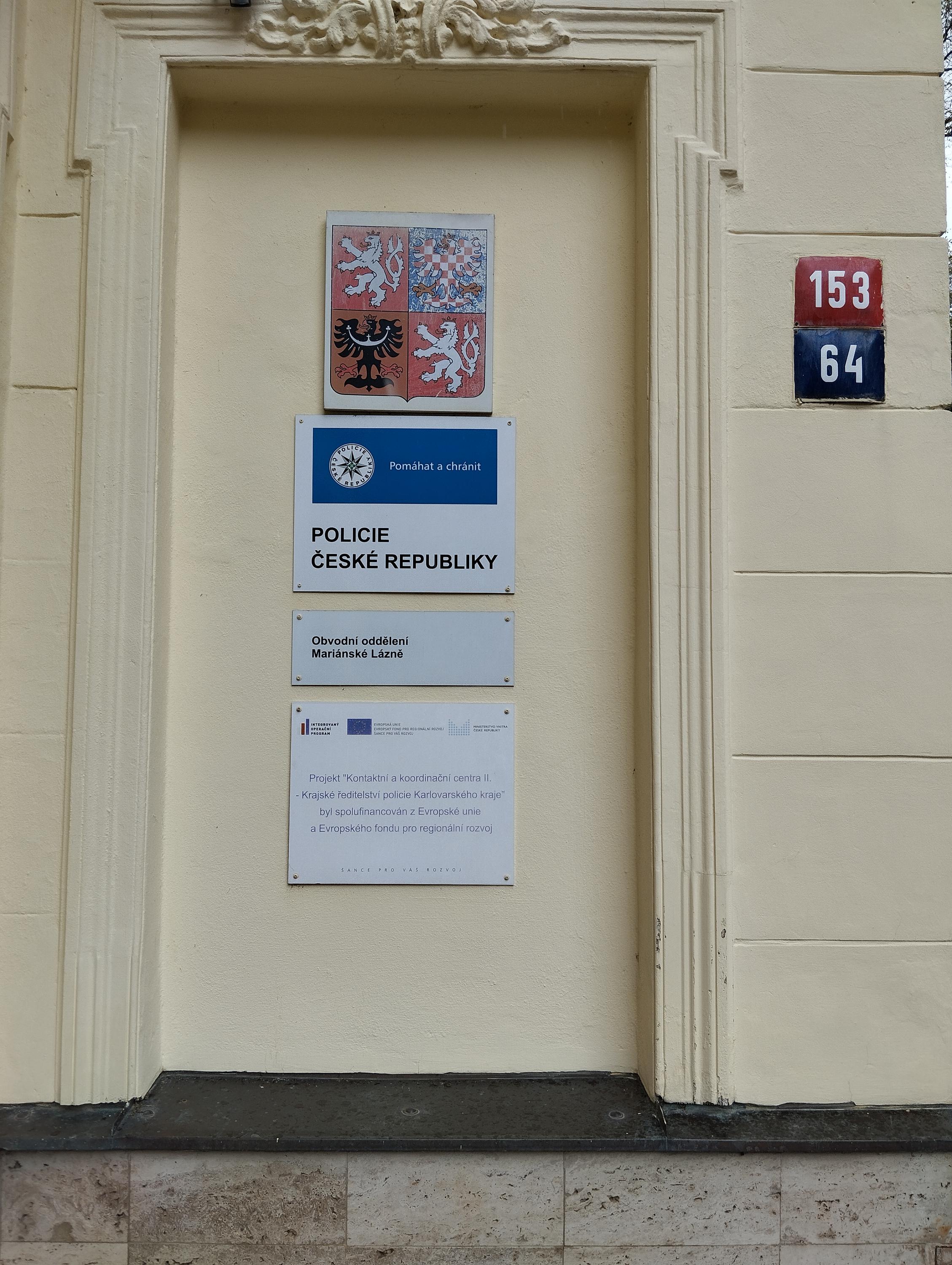 Policie ČR - Obvodní oddělení Mariánské Lázně foto 4