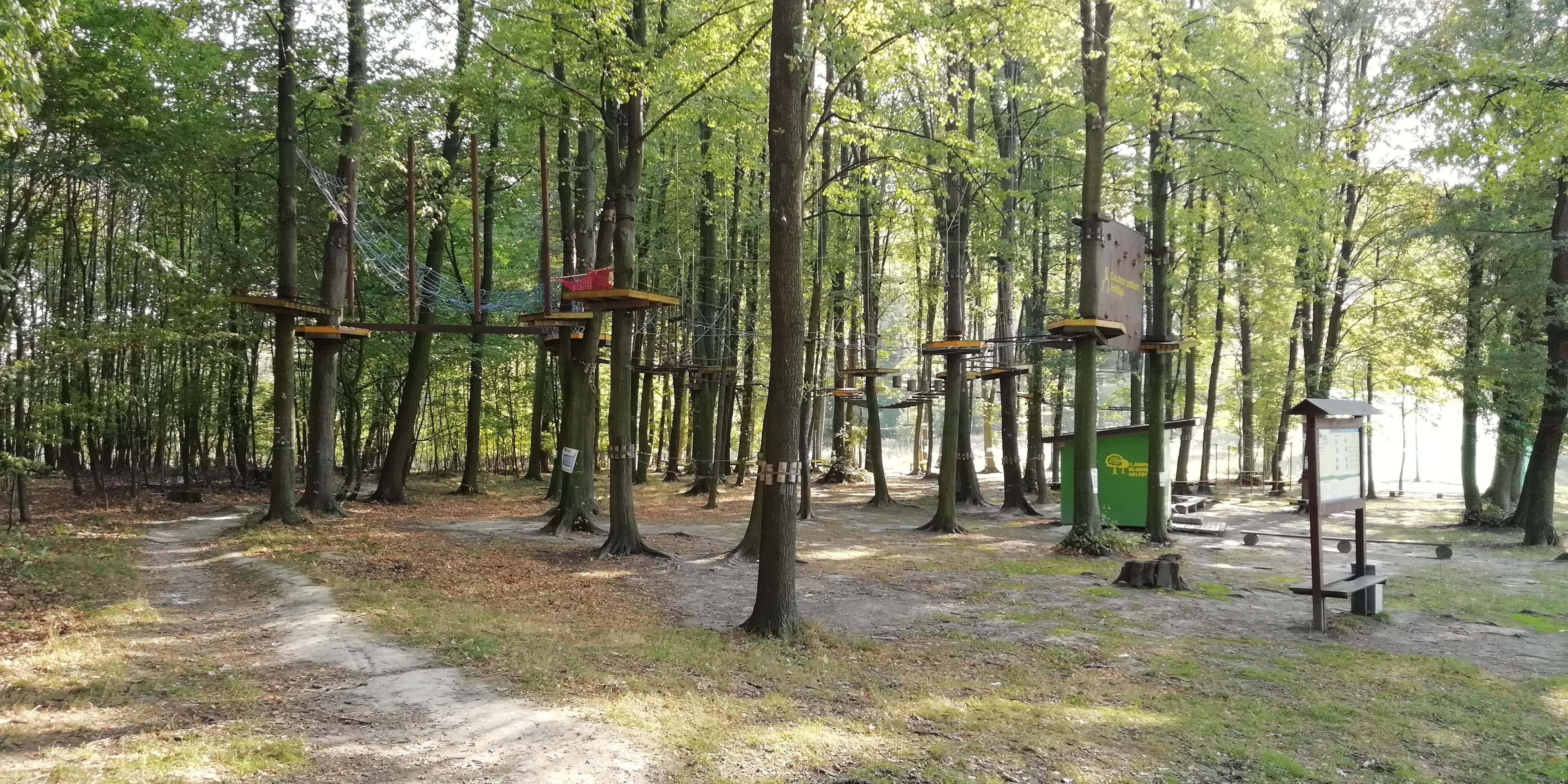 Lanové bludiště Helfštýn foto 6