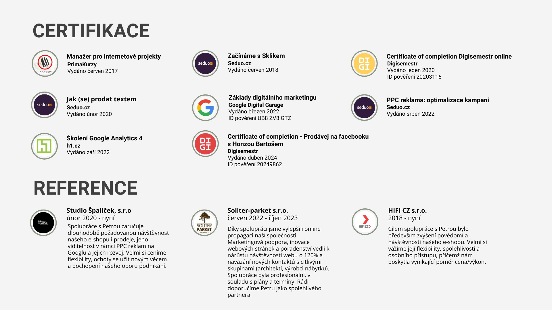 Petra Březinová | PPC & ONLINE MARKETING foto 2