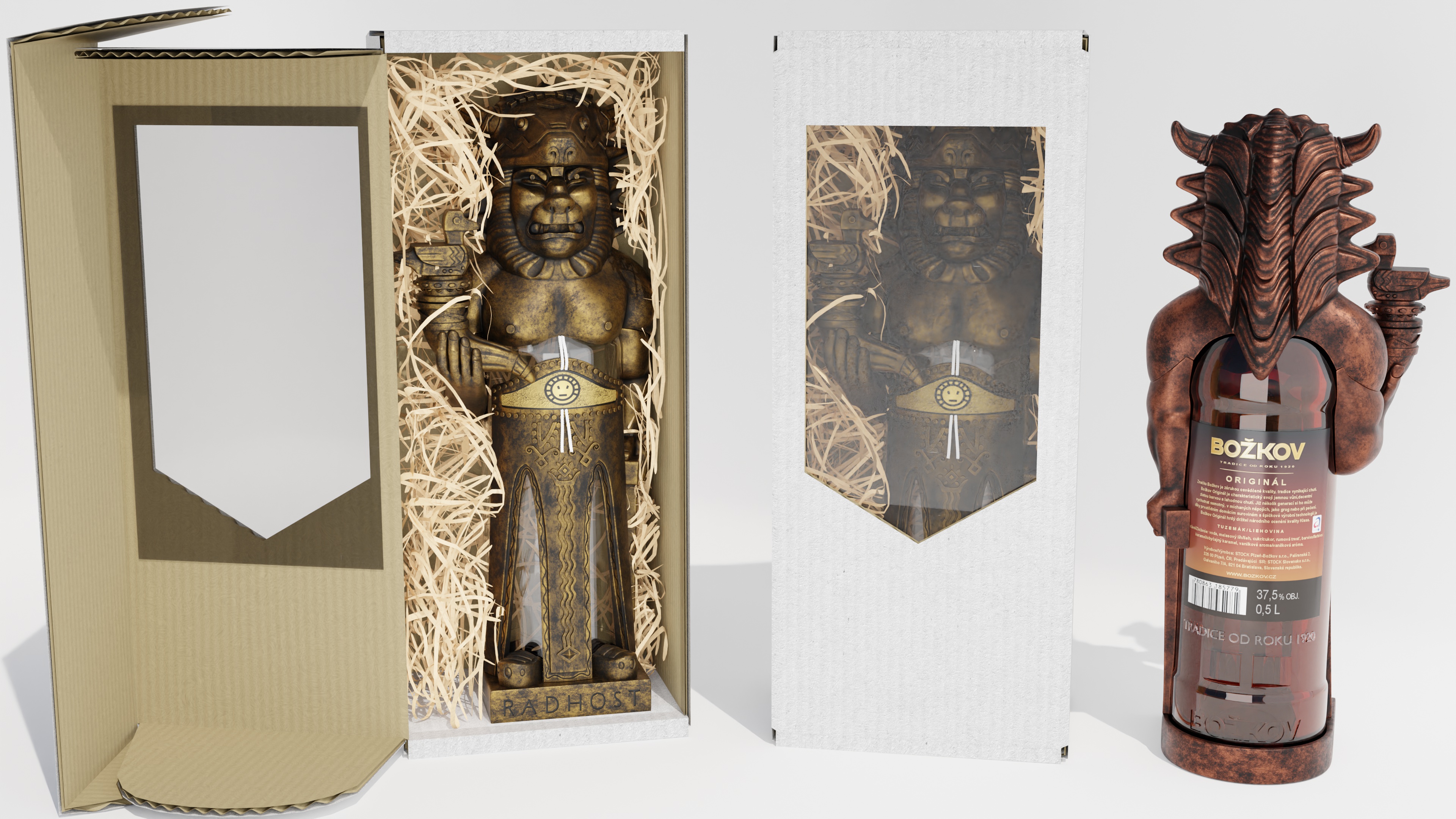 Socha Radegasta - Radegast - láhev foto 4