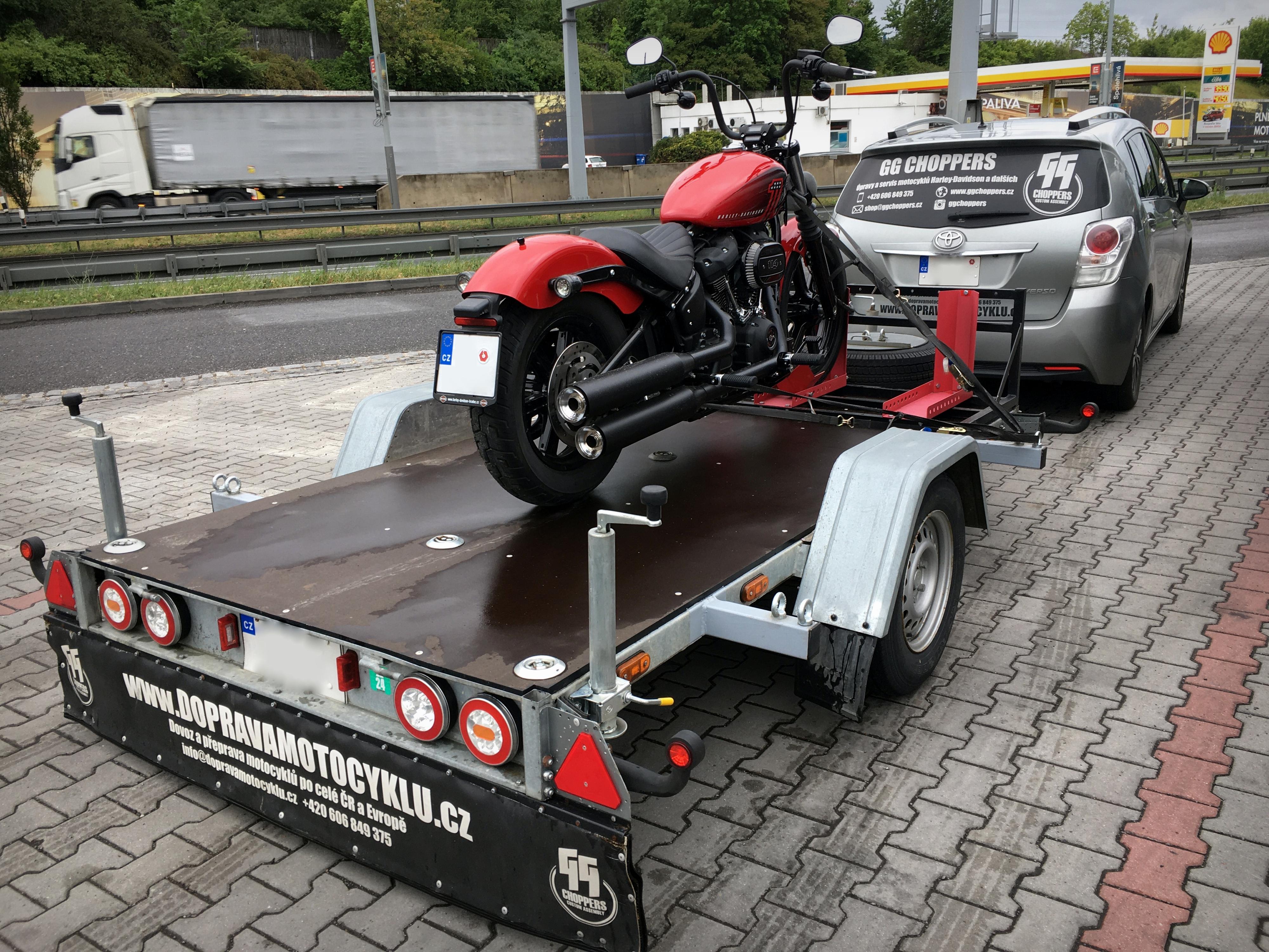 GG Choppers - Doprava motocyklů