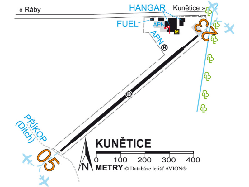 Letiště Kunětická hora