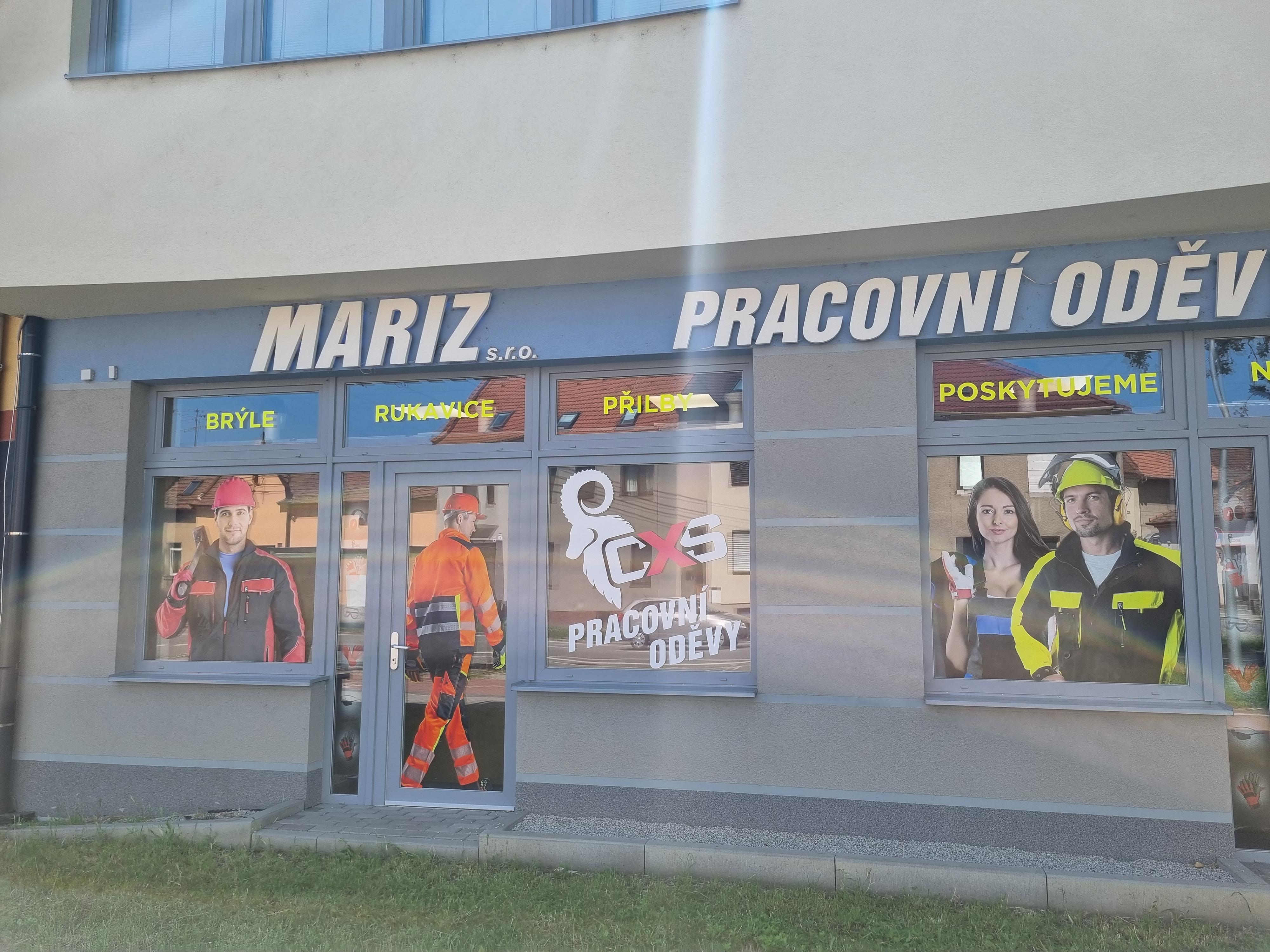 Mariz-CXS  s.r.o., prodejna pracovních oděvů a obuvi