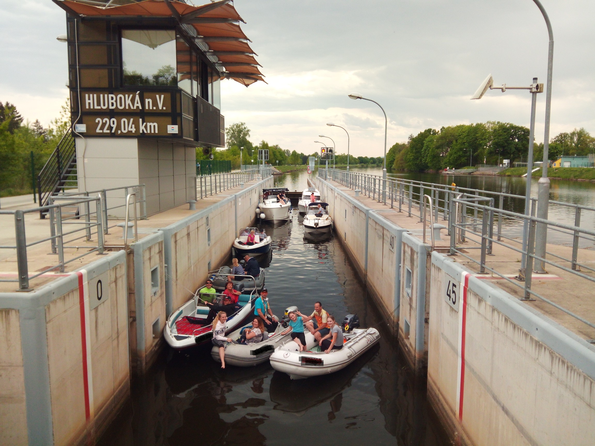 Plavební komora Hluboká nad Vltavou