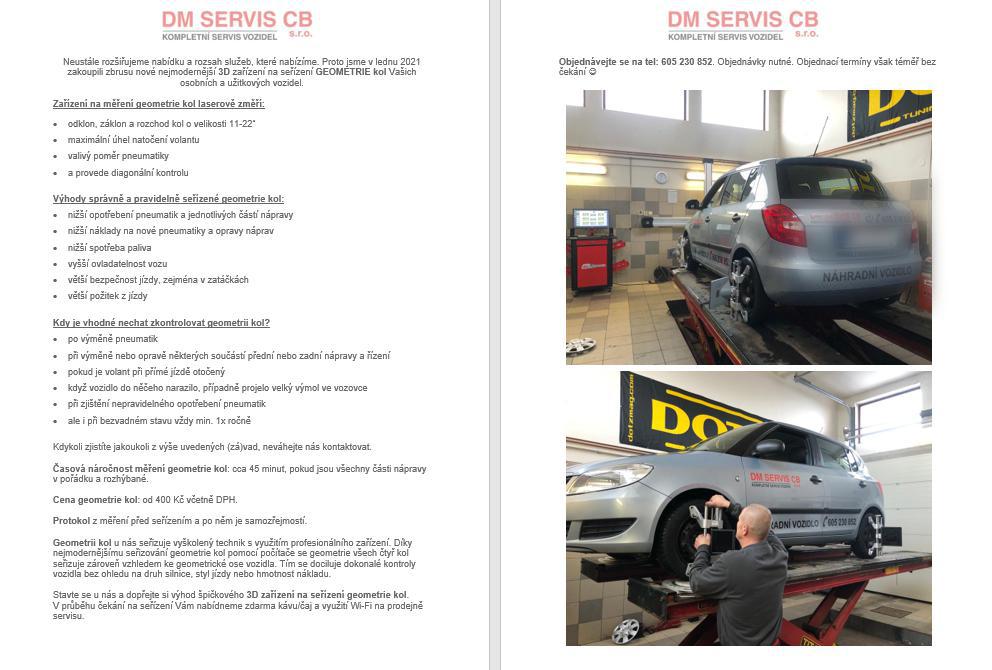 DM SERVIS CB s.r.o. foto 2