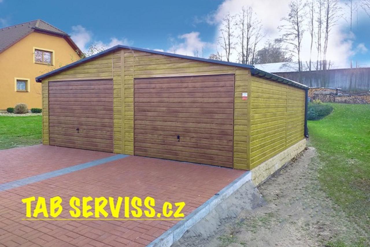 Luxusní plechová garáž 7 x 7