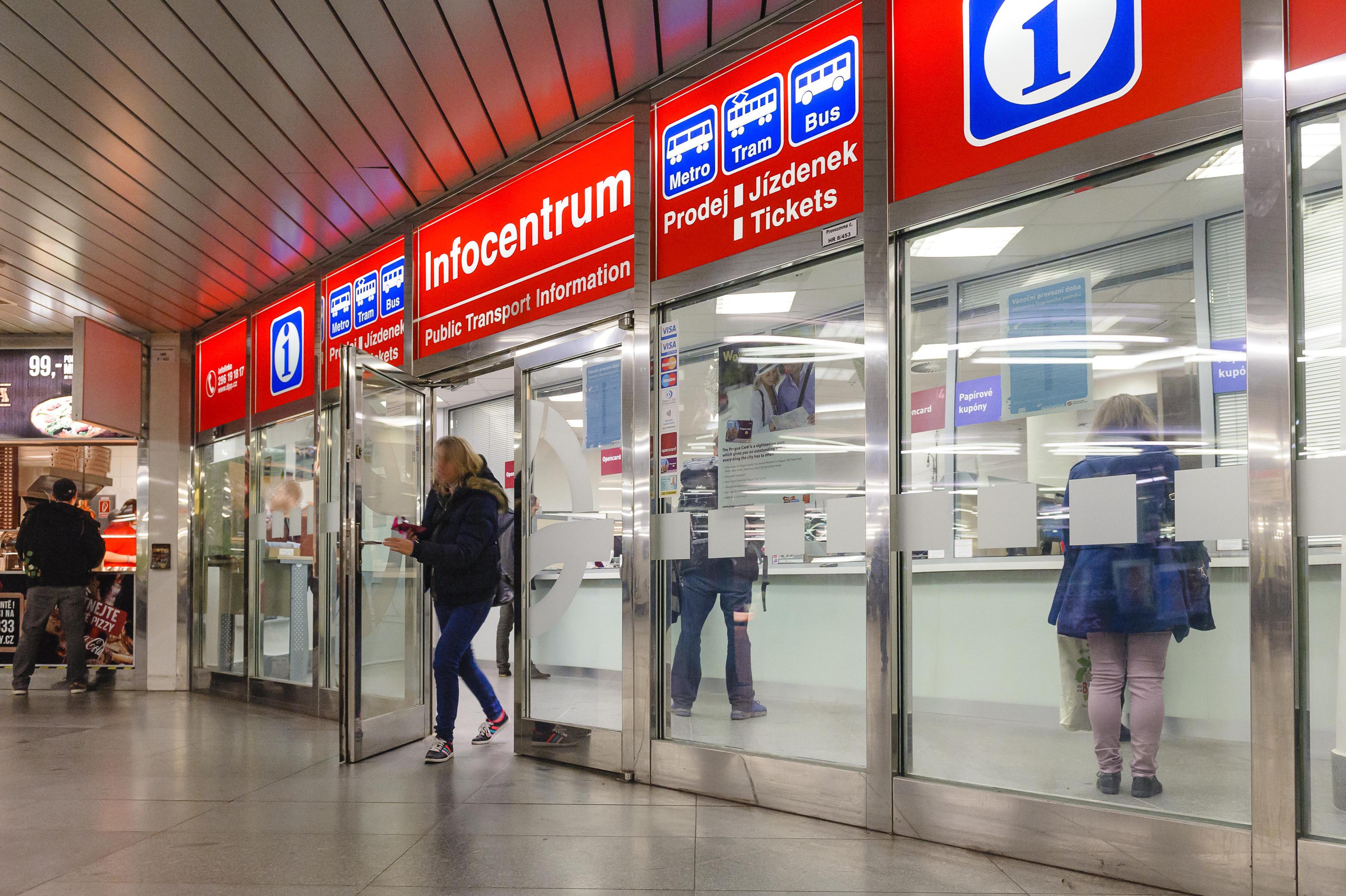 Dopravní podnik hl. m. Prahy – Infocentrum Hradčanská