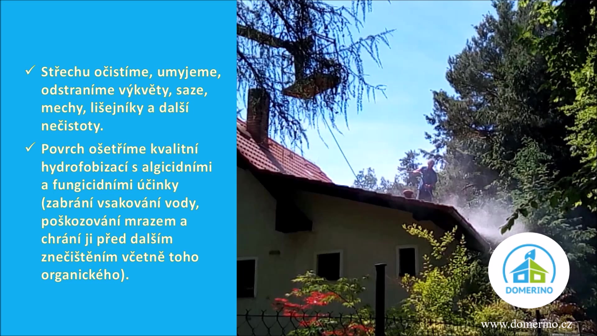 DOMERINO s.r.o. - Čištění fasád foto 2 (náhled videa)