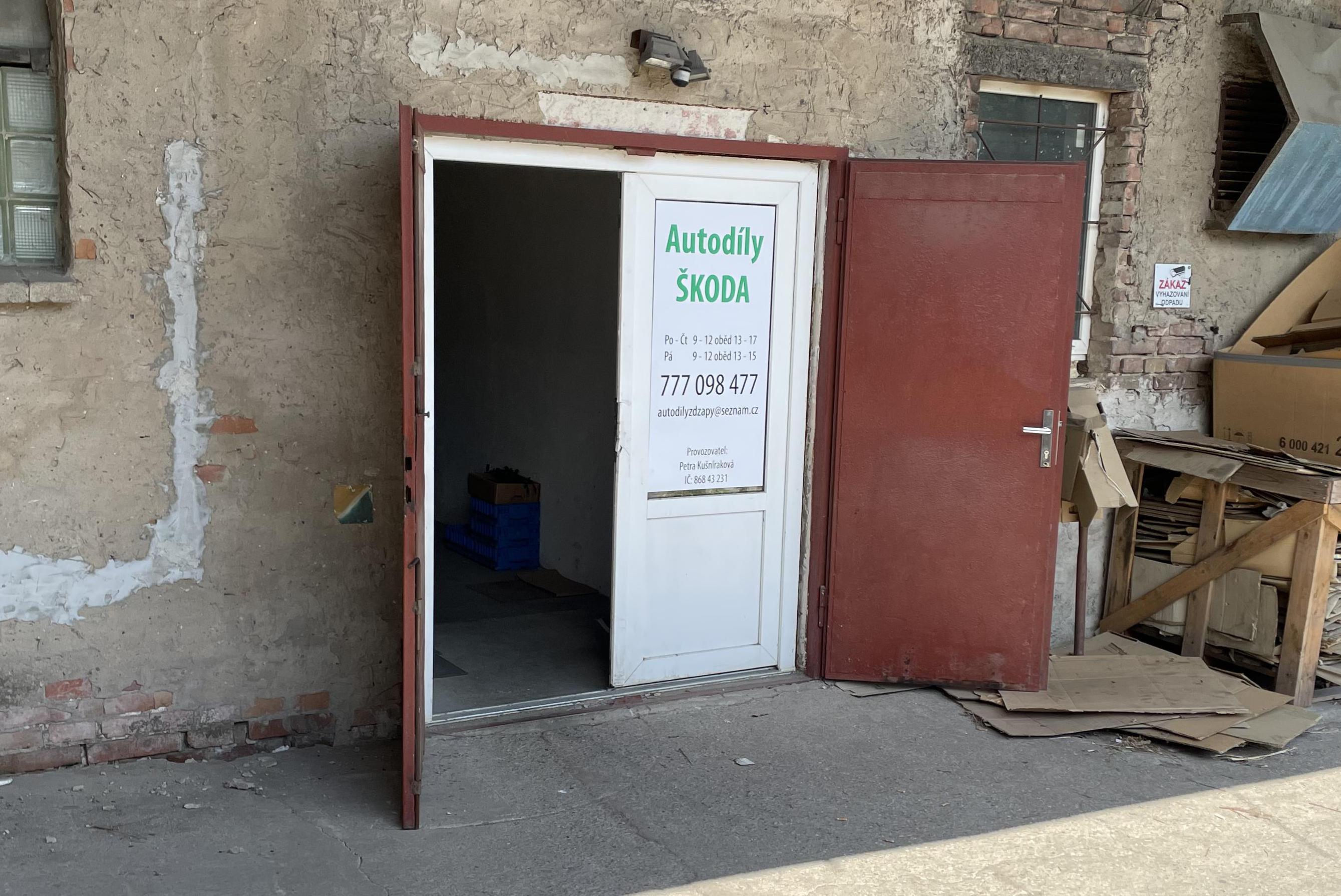 Autodíly Škoda ZD Zápy