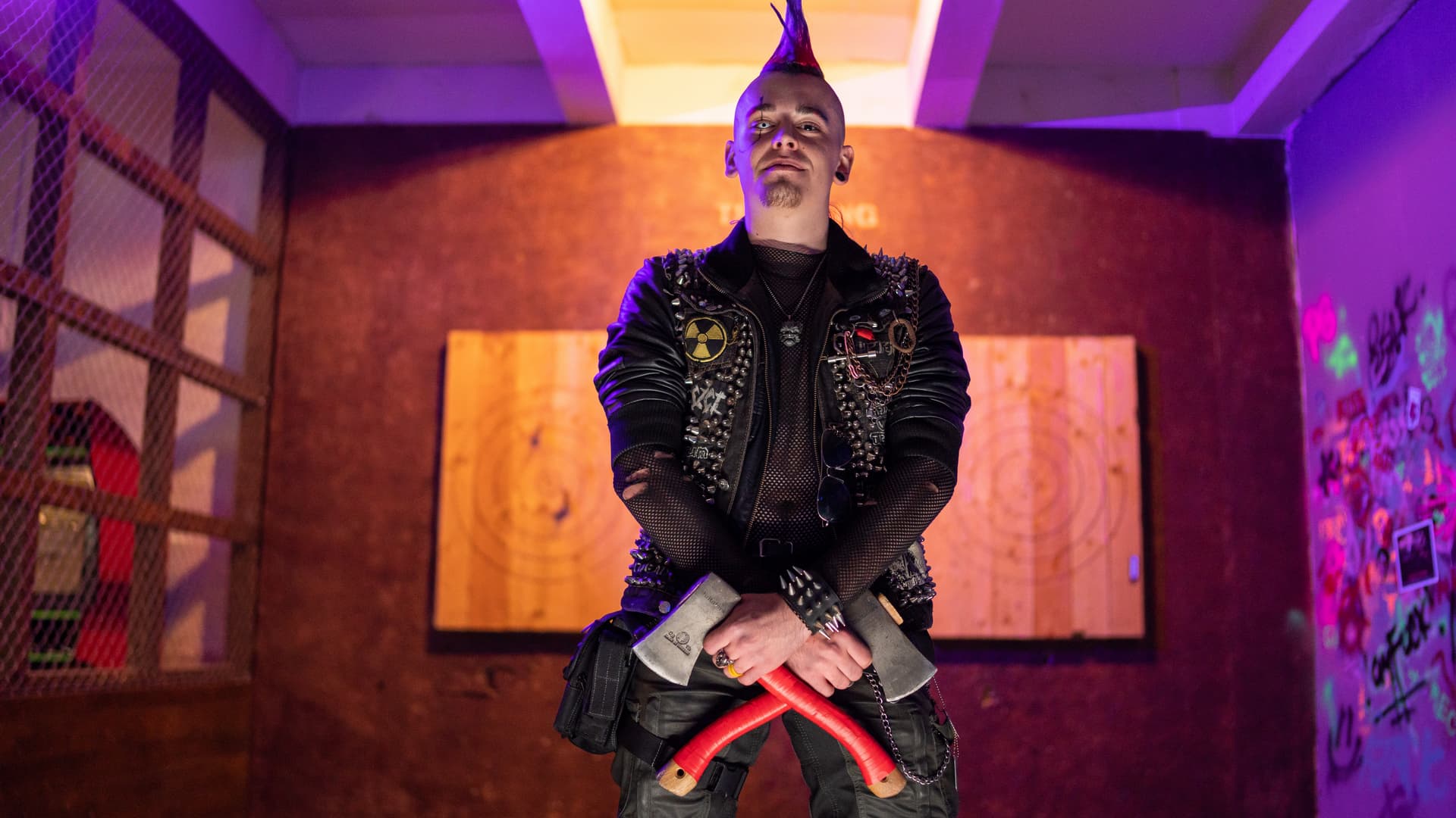 Házení sekerou - Adrenalinová zábava