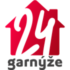 Kovové garnýže dvouřadé moderní 25 a 19mm - Čer v obchodě Garnyze24.cz