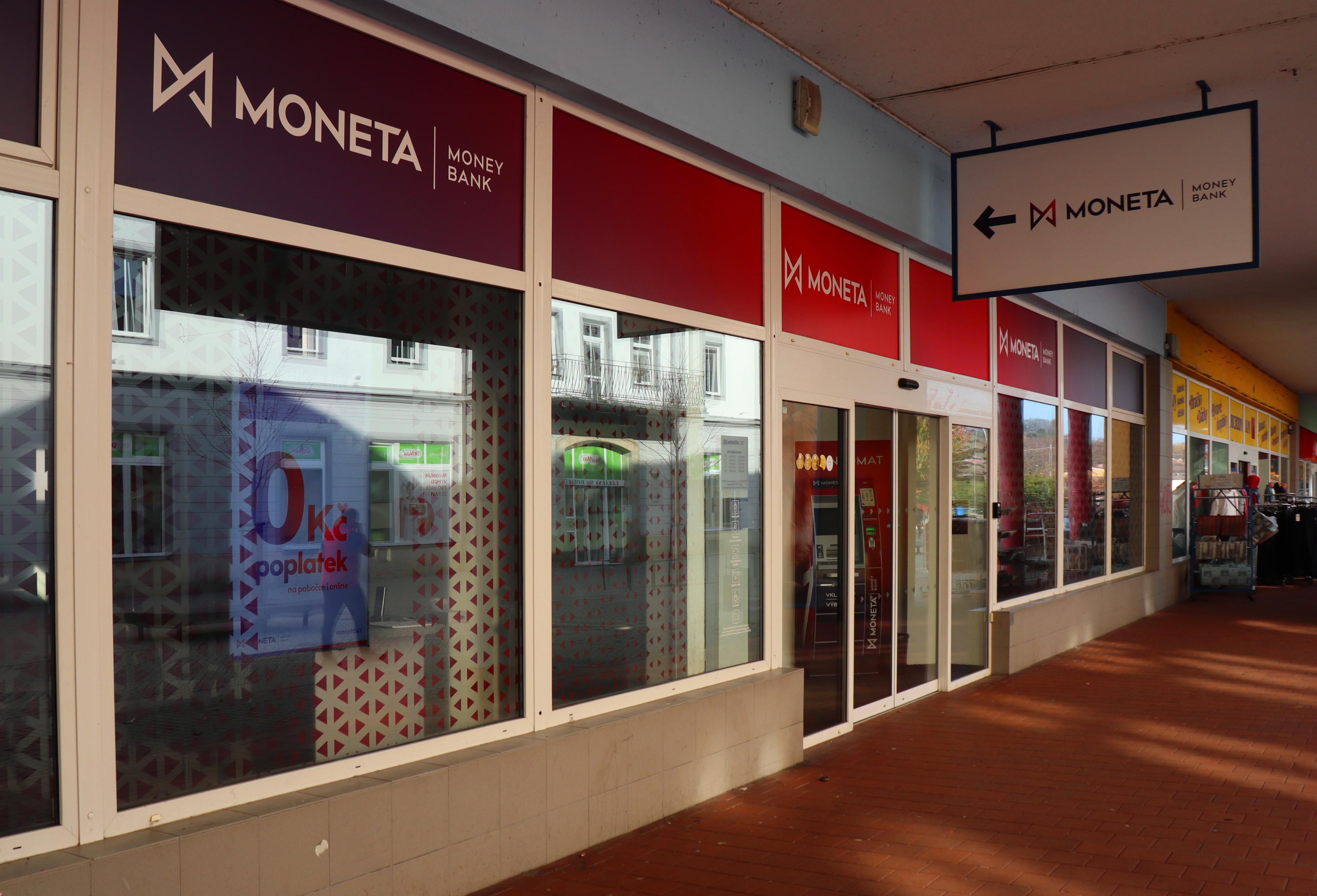 Bankomat MONETA Money Bank vkladový