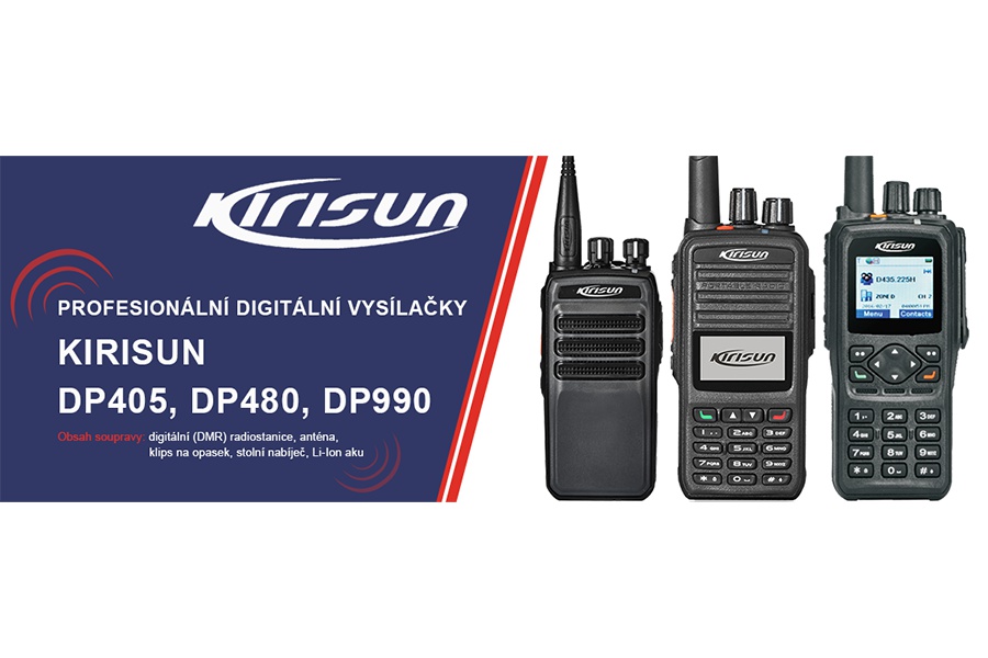 Digitální a analogové ruční vysílačky Kirisun