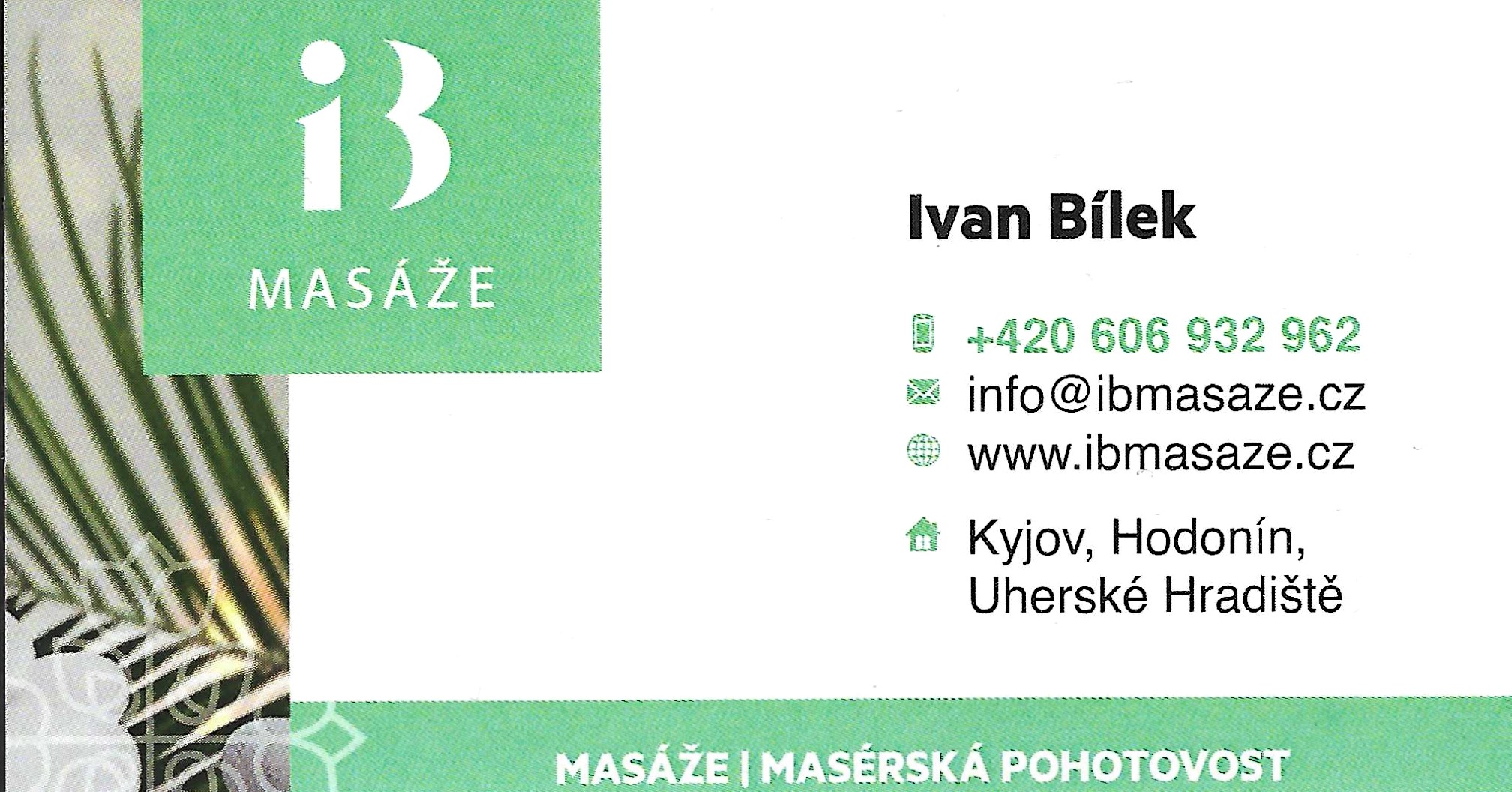 IB masáže - Ivan Bílek foto 2