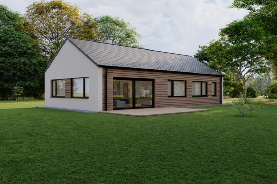 Bungalov 21 4+KK Zádveří, chodba, obytný prostor..