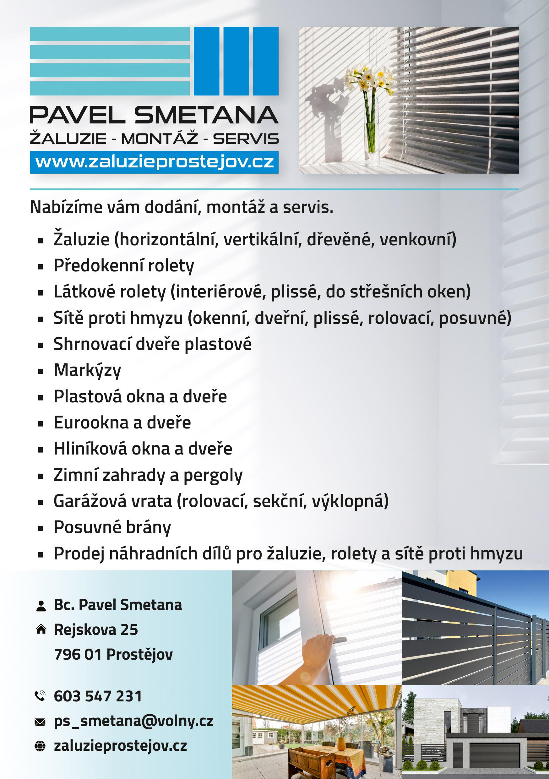 Žaluzie Smetana Prostějov foto 2