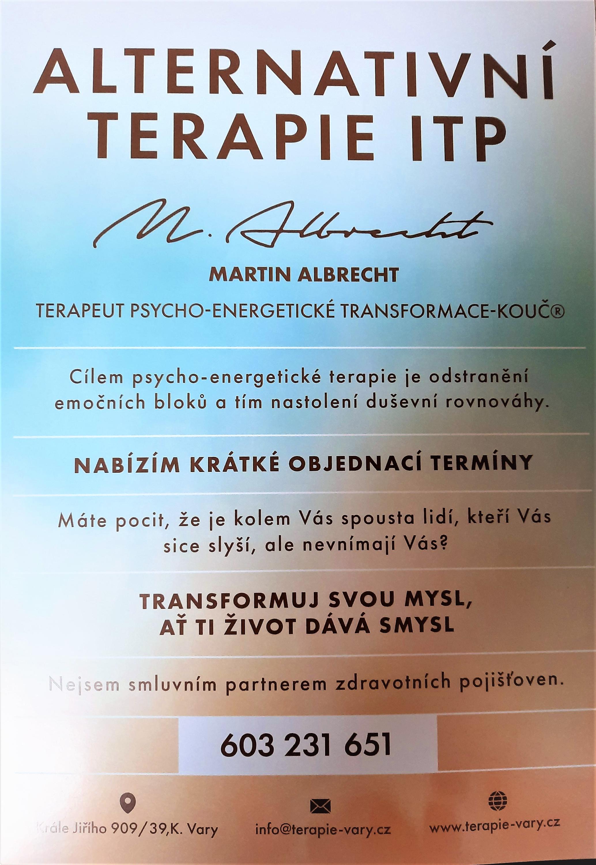 ALTERNATIVNÍ -TERAPIE- Energetické Transformace - Koučink - ALBRECHT Martin foto 4