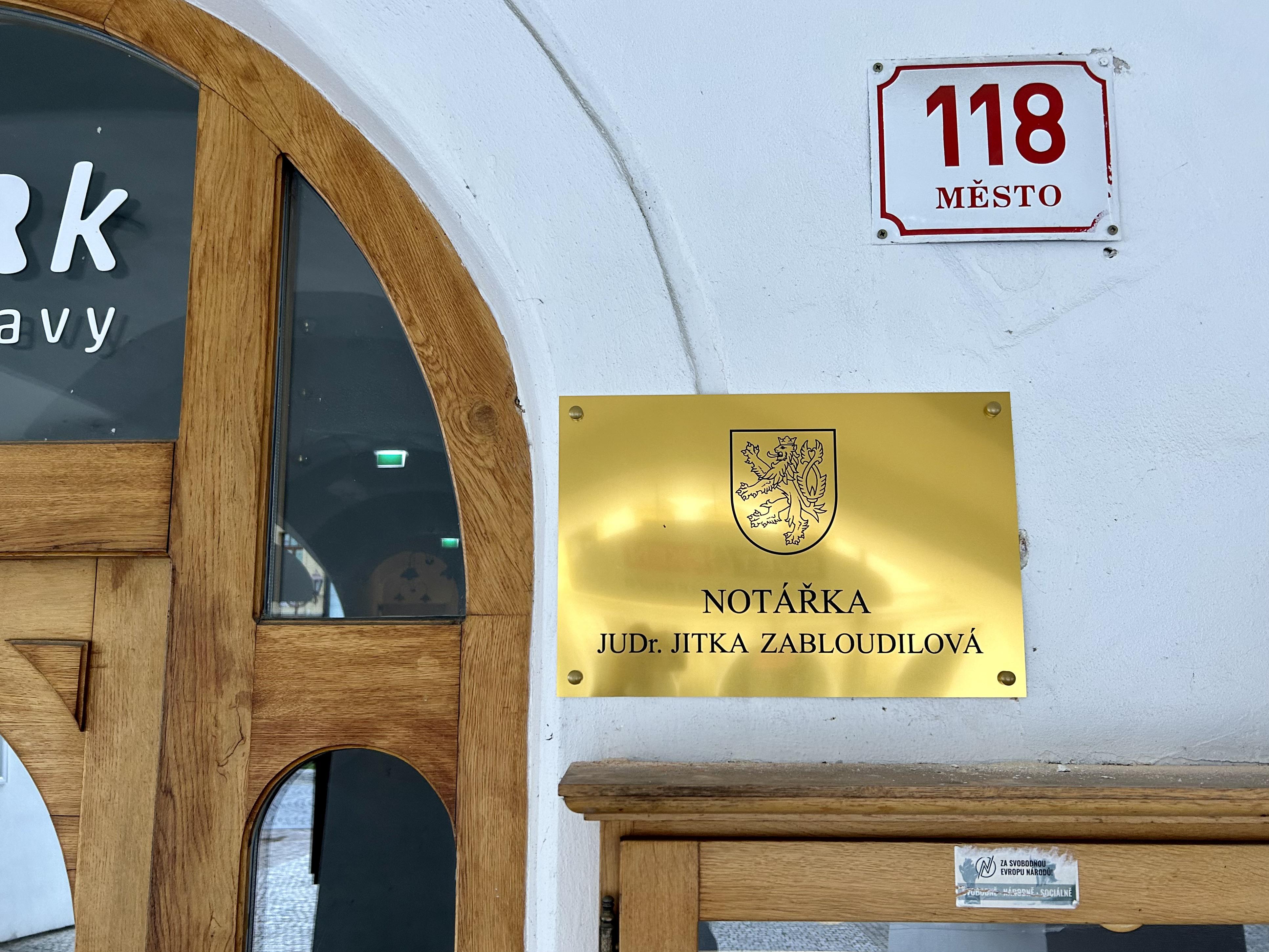 JUDr. Jitka Zabloudilová - notářka foto 5