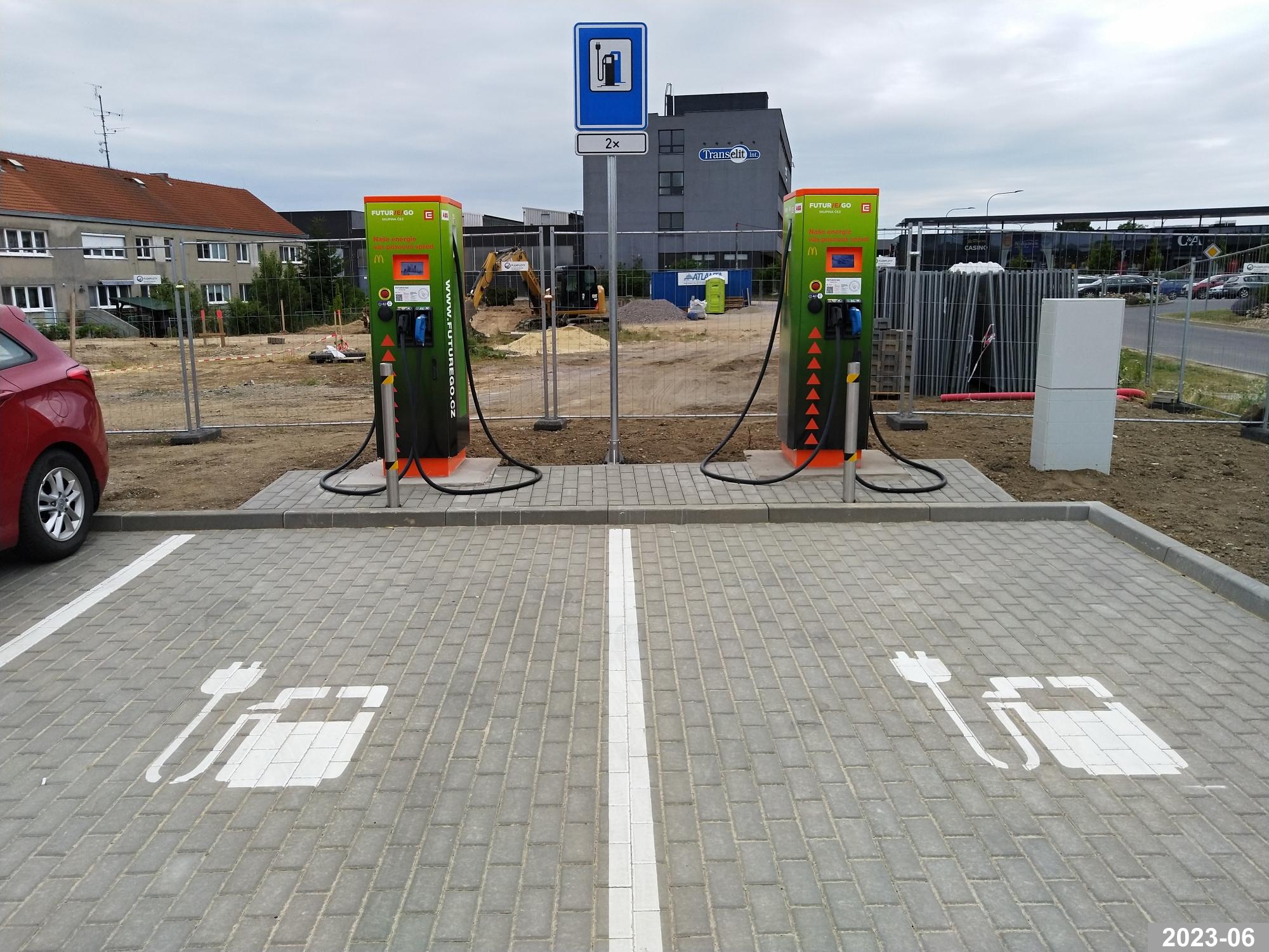 Nabíjecí stanice ČEZ