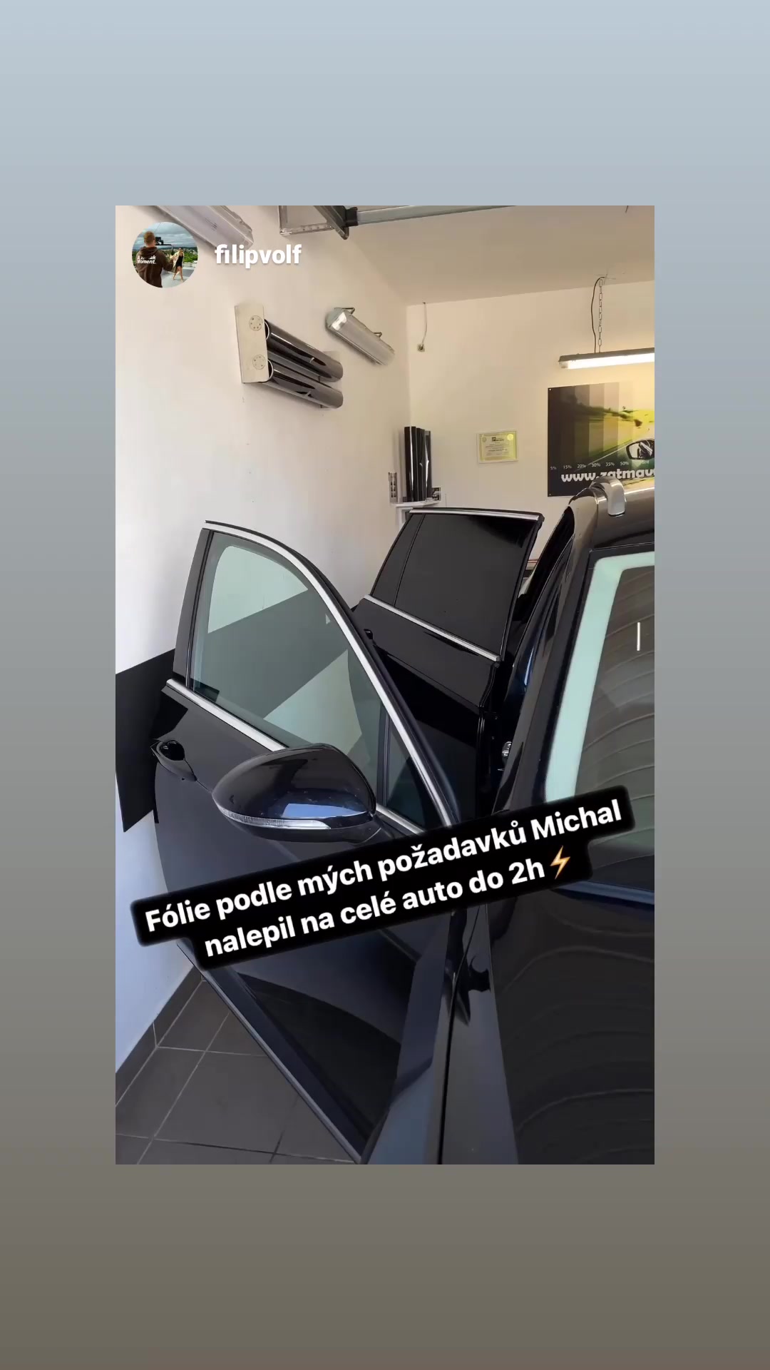 Zatmavení skel Přikryl foto 2 (náhled videa)