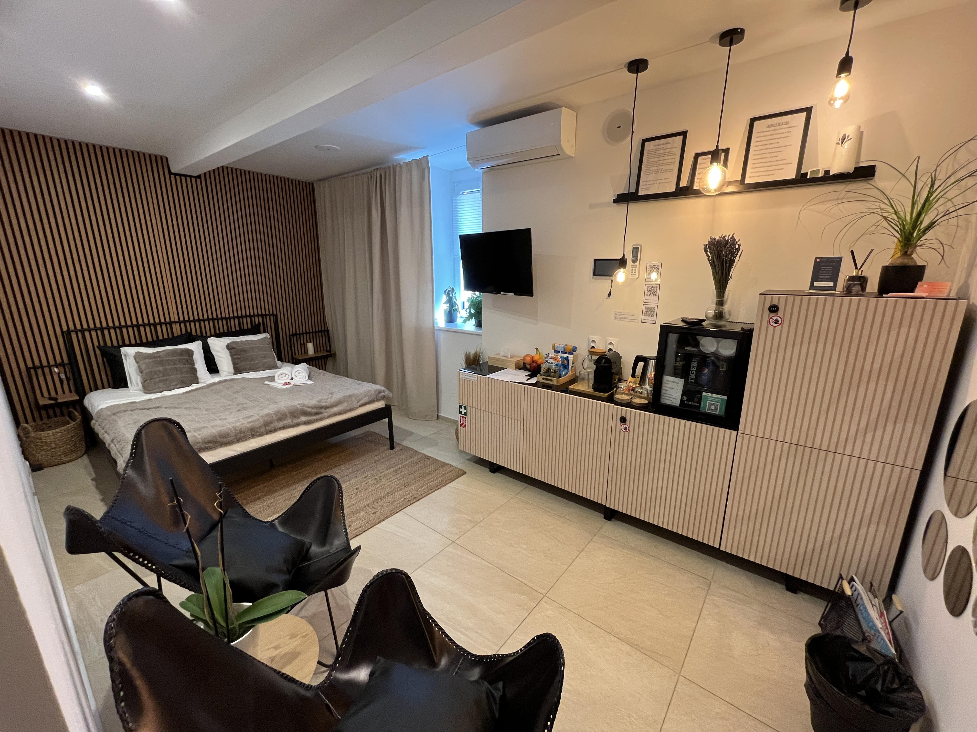 Ubytování s privátní finskou solnou saunou