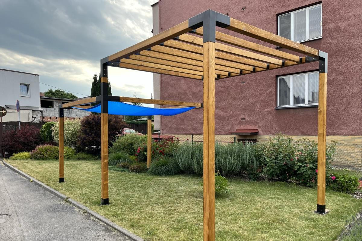 Moderní pergoly - jednoduchý, ale moderní desing.