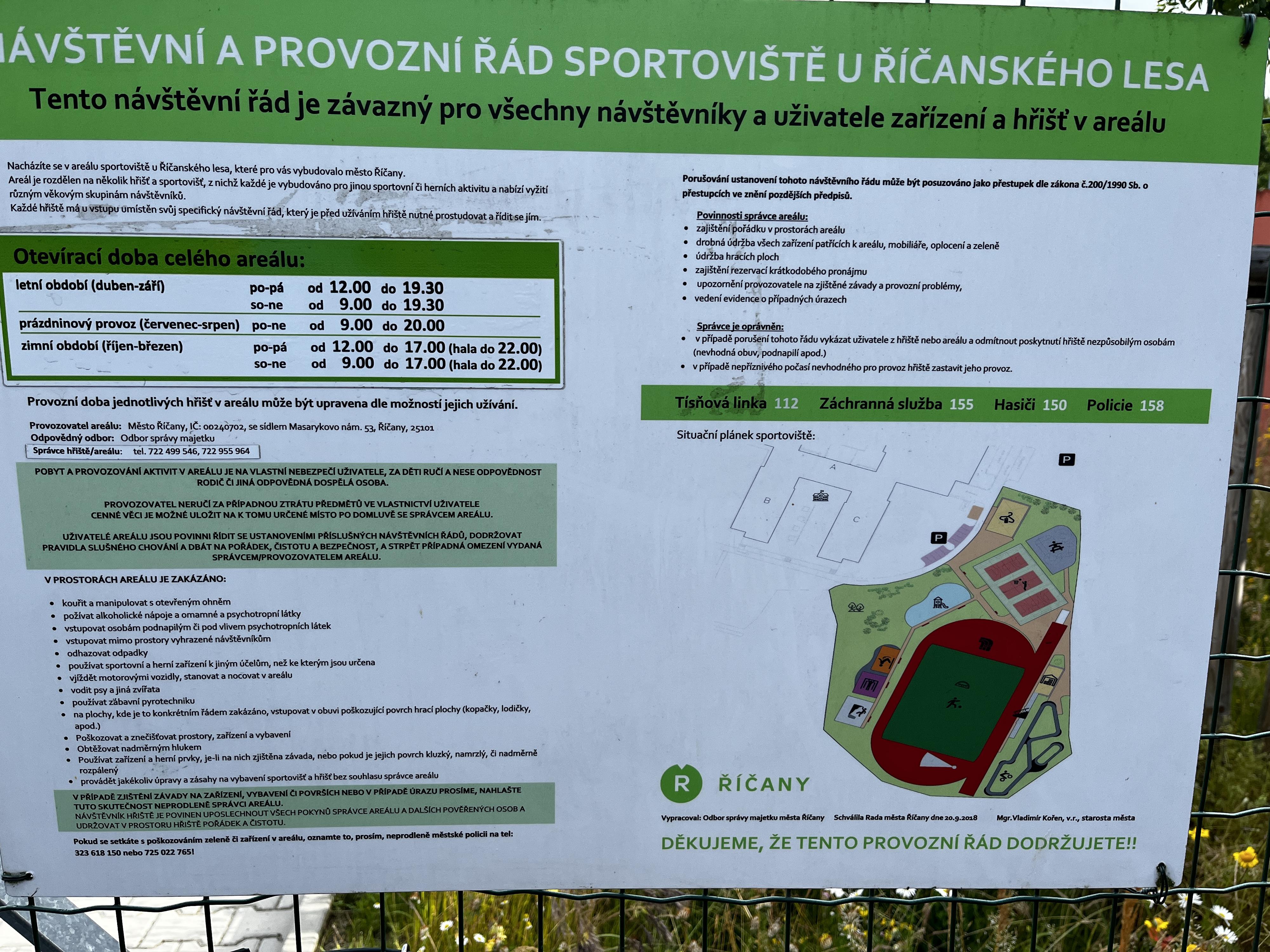 Sportoviště U Říčanského lesa foto 1