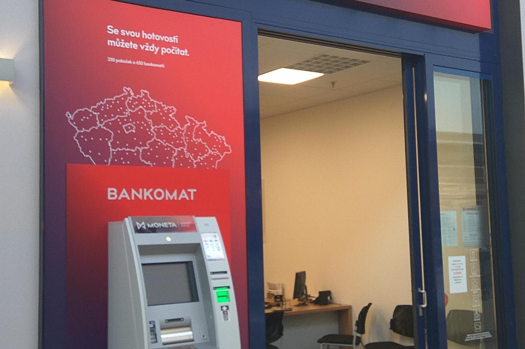 Bankomat MONETA Money Bank vkladový