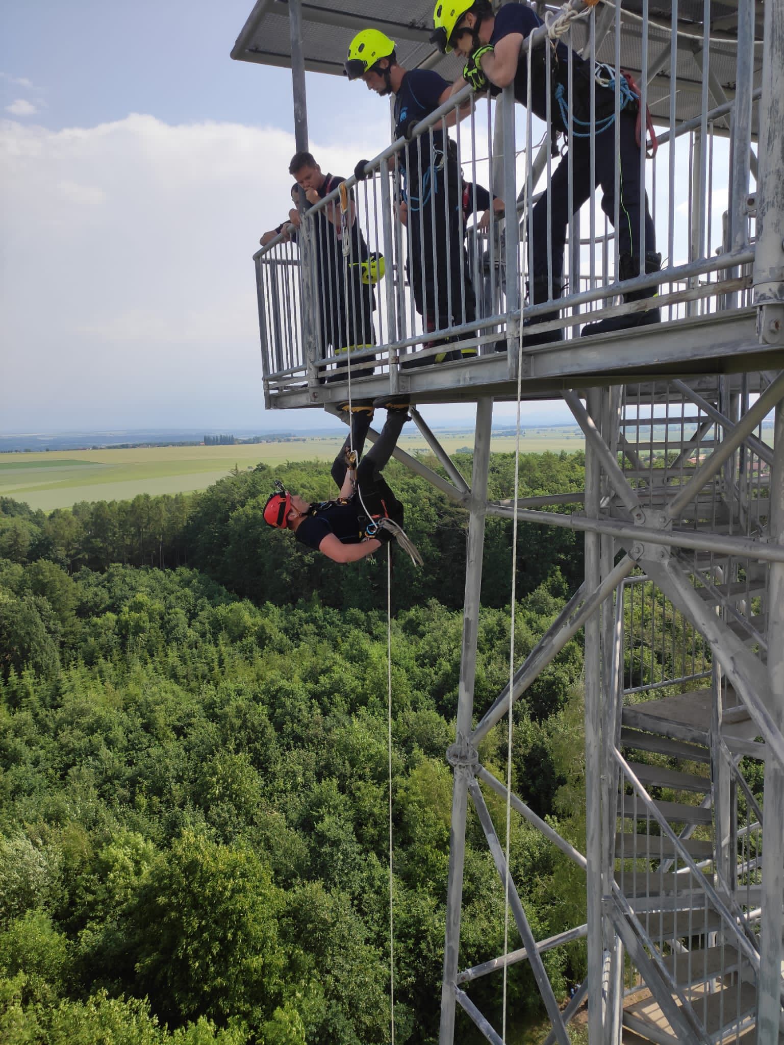Výškové práce, rizikové kácení Jan Zhříval foto 2