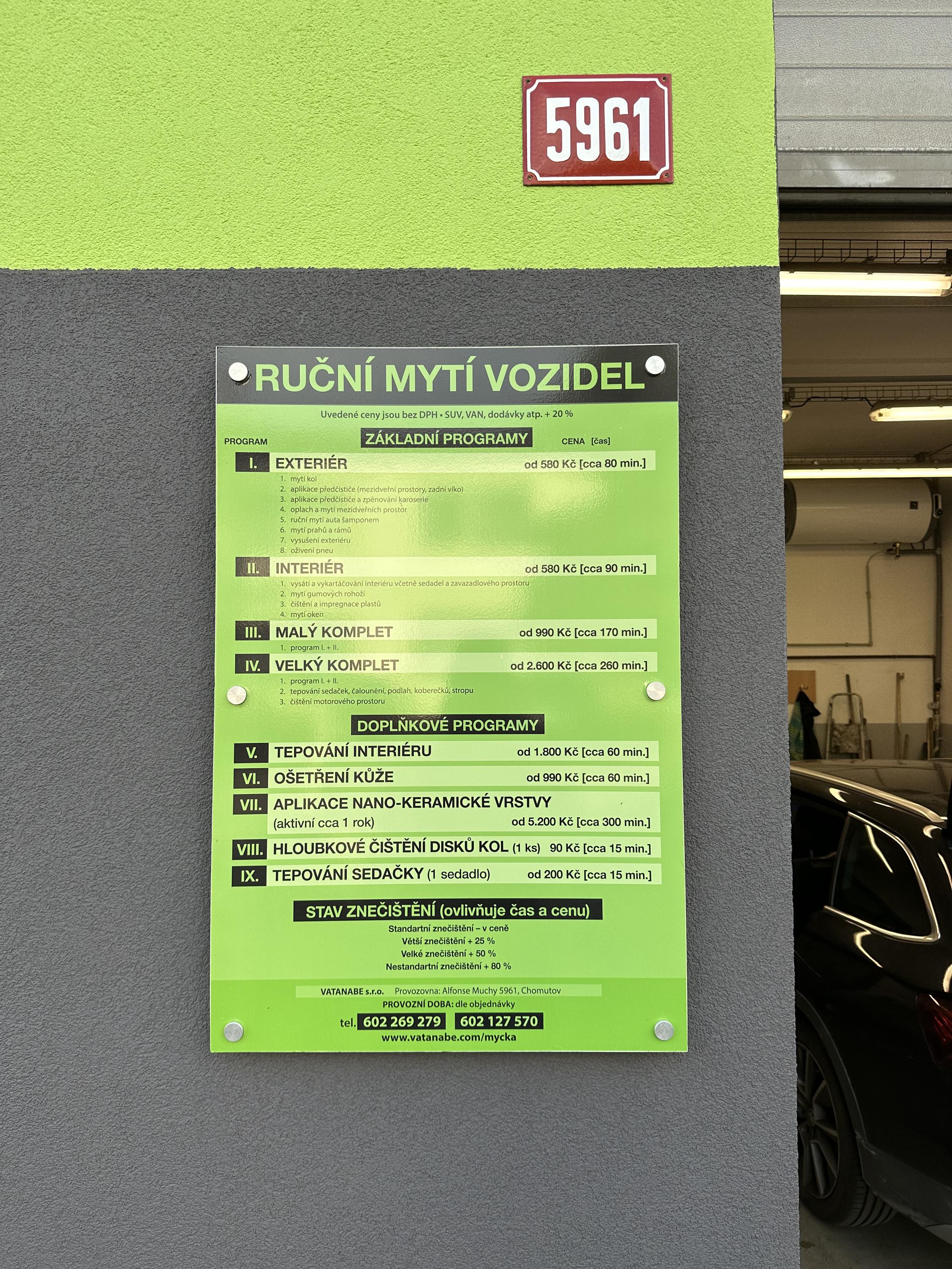 Ruční mytí aut VATANABE foto 5