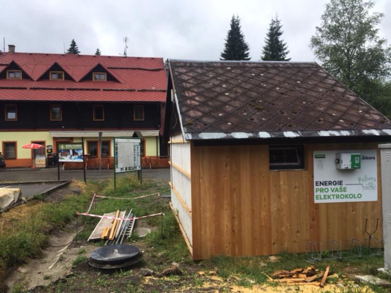 Nabíjecí stanice Penzion Pstruh
