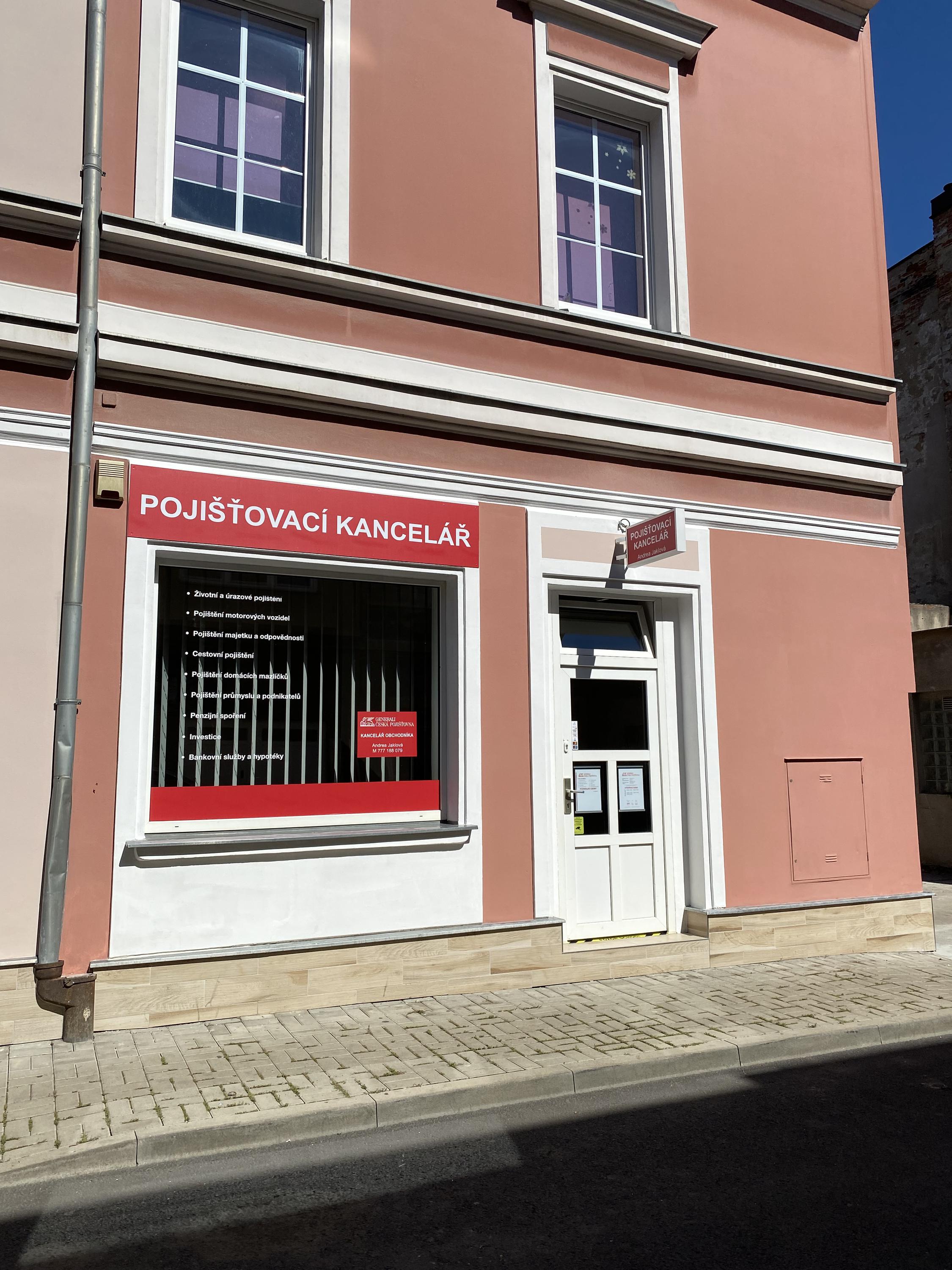 GENERALI ČESKÁ POJIŠŤOVNA,  kancelář obchodníka Andrea Jaklová foto 3