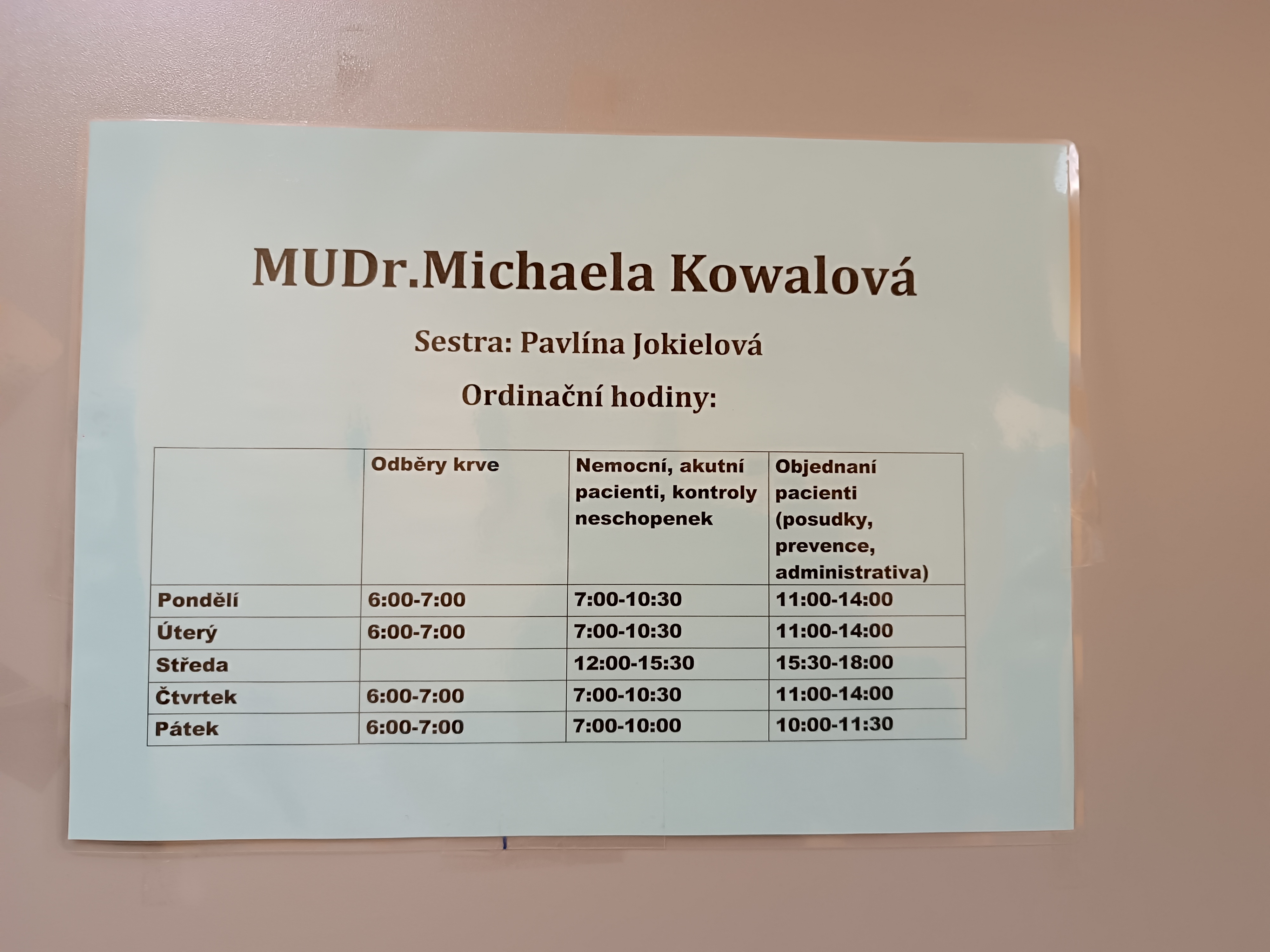 MUDr. Michaela Kowalová foto 2