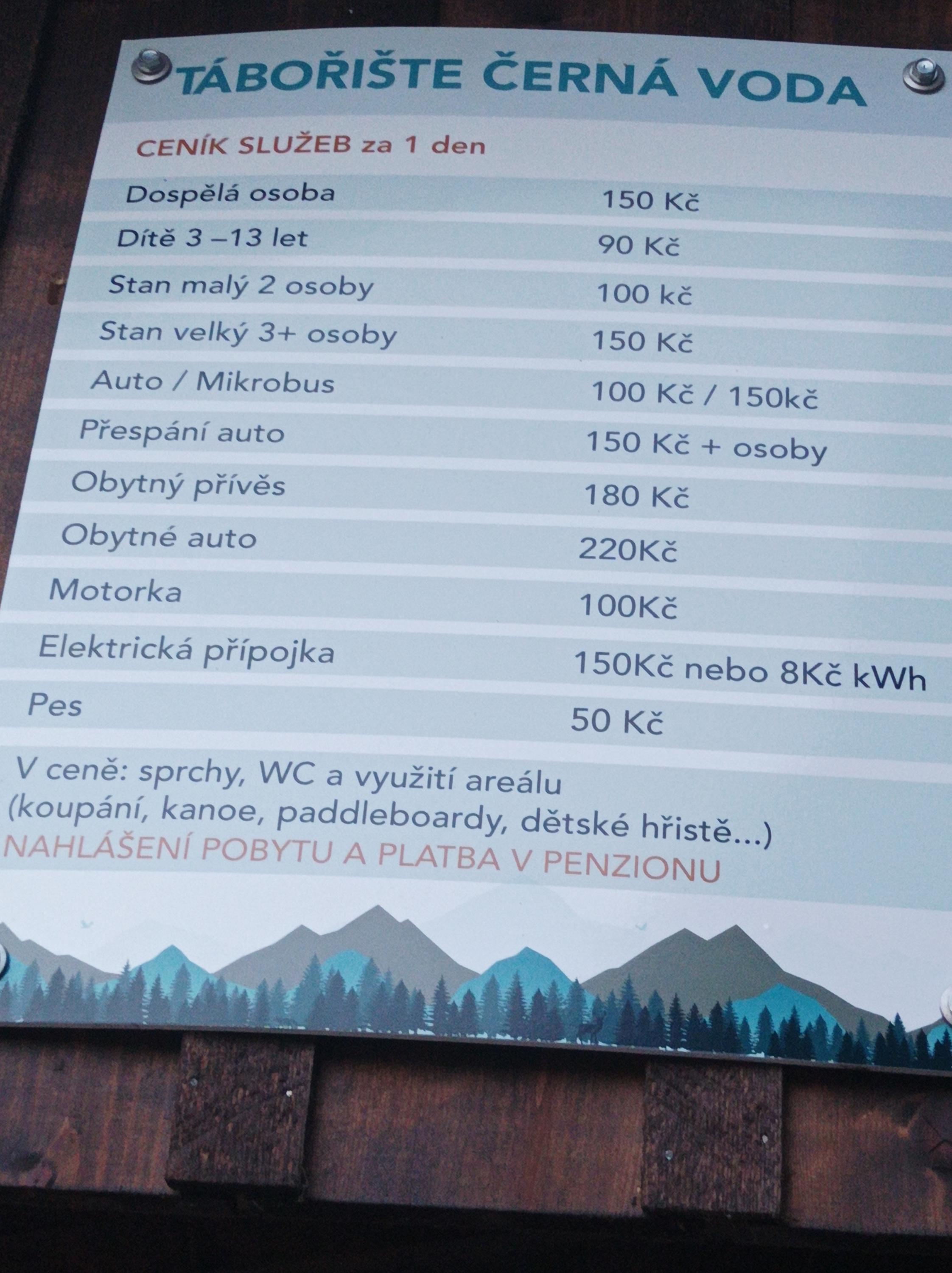 Tábořiště Černá voda foto 4