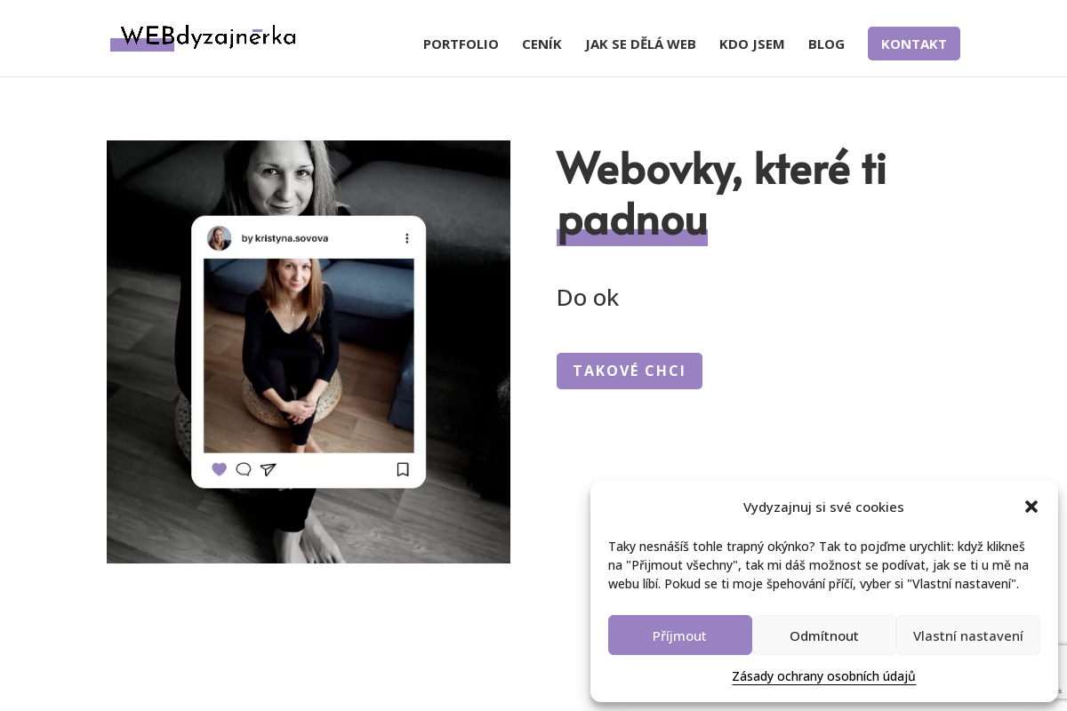 Kristýna Sovová - tvorba webu a SEO