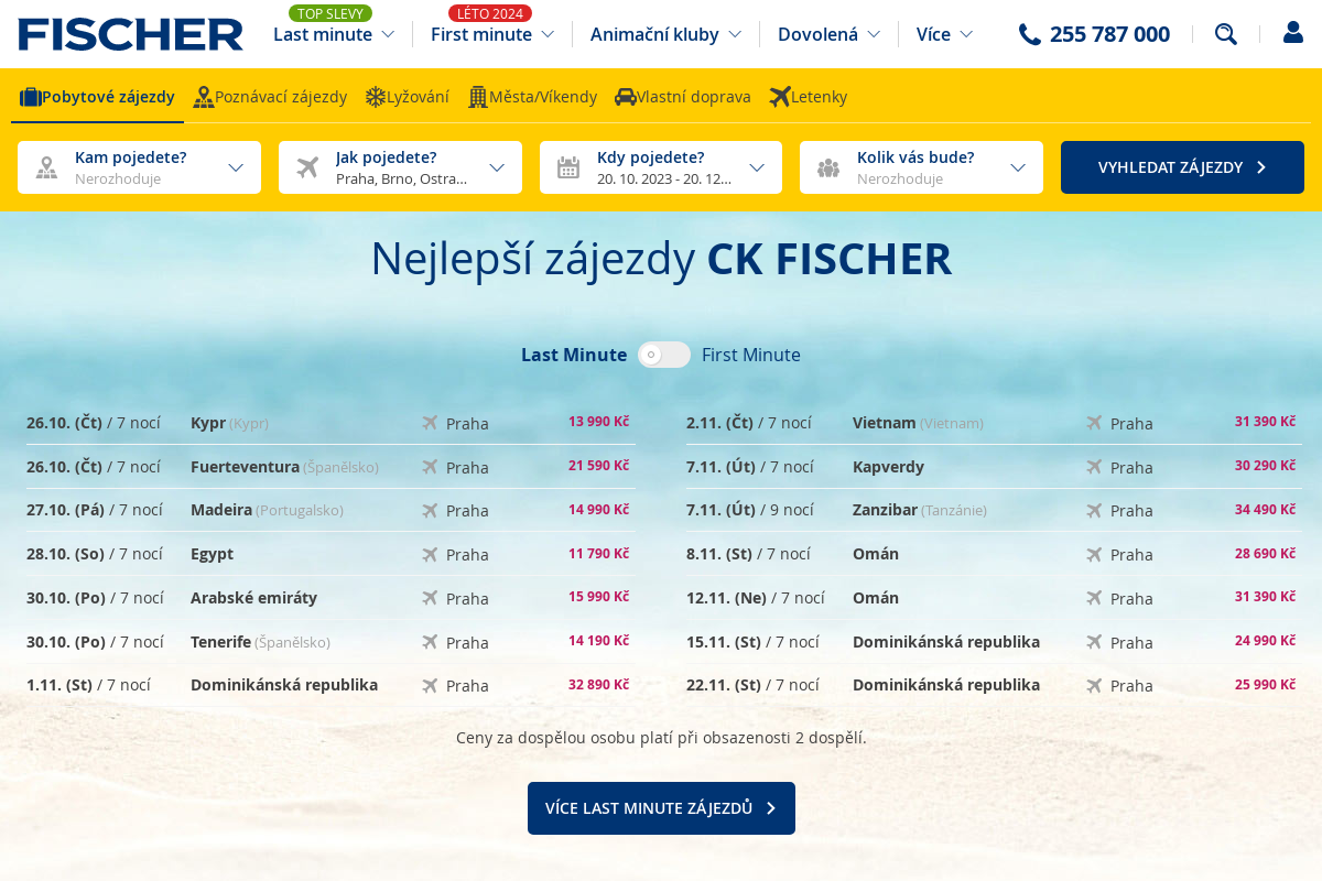 Cestovní kancelář FISCHER