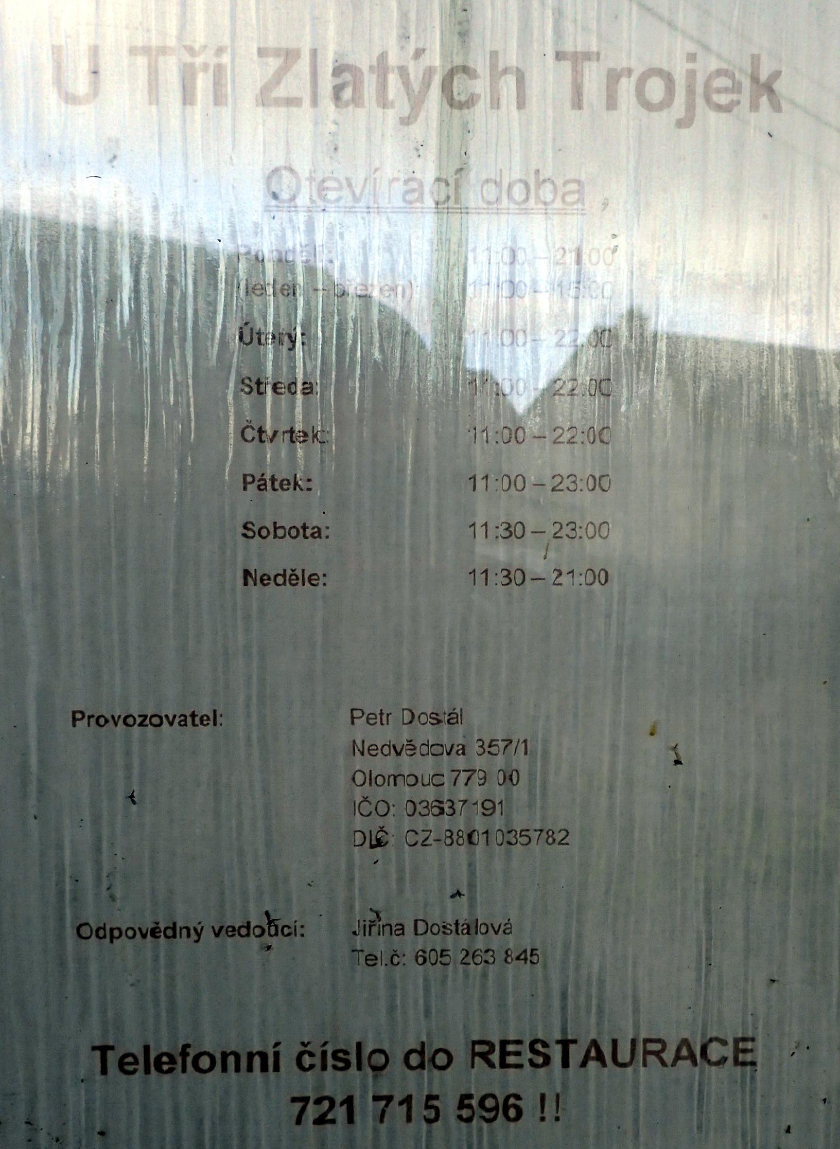 Restaurace U tří zlatých trojek foto 2