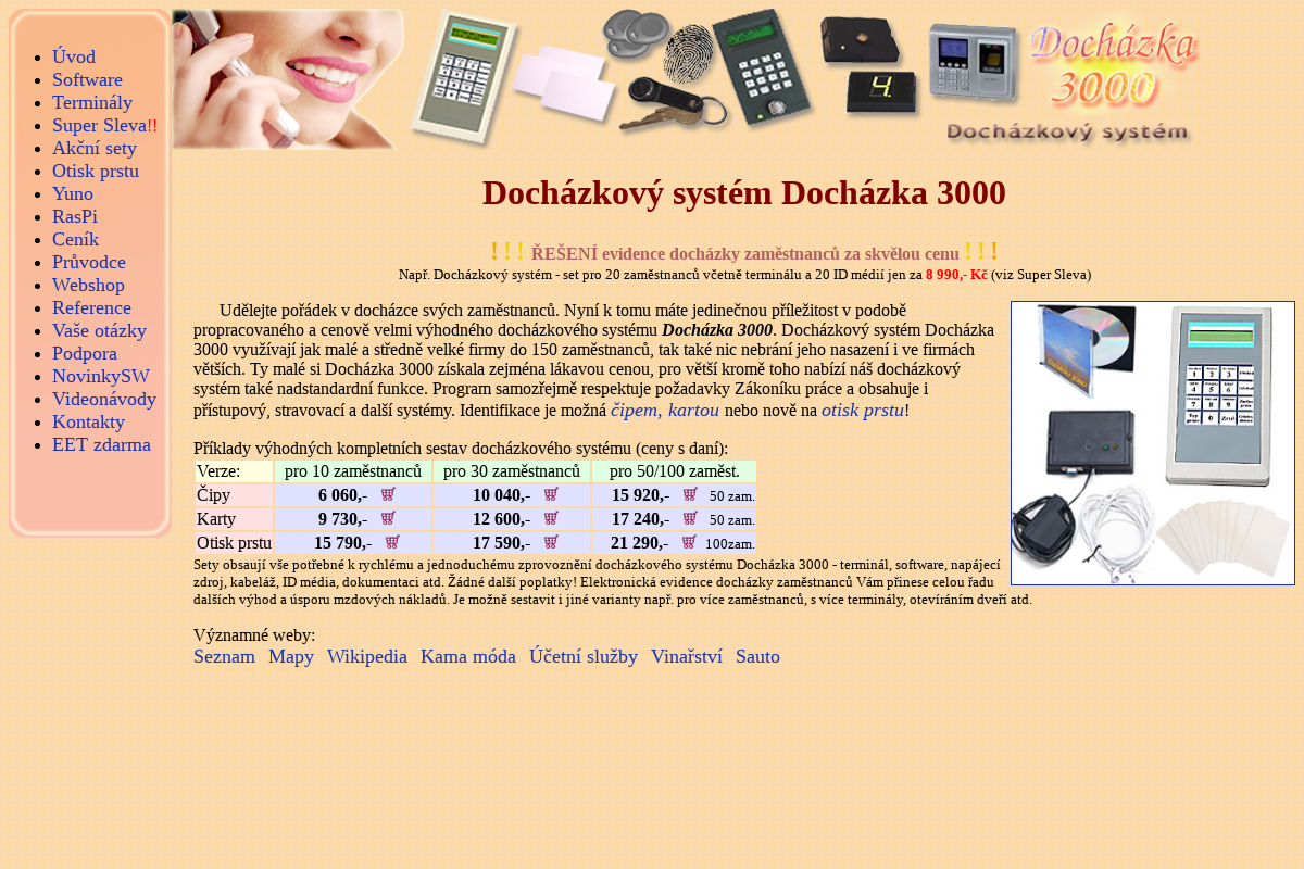 Dochazka.eu - Docházka 3000