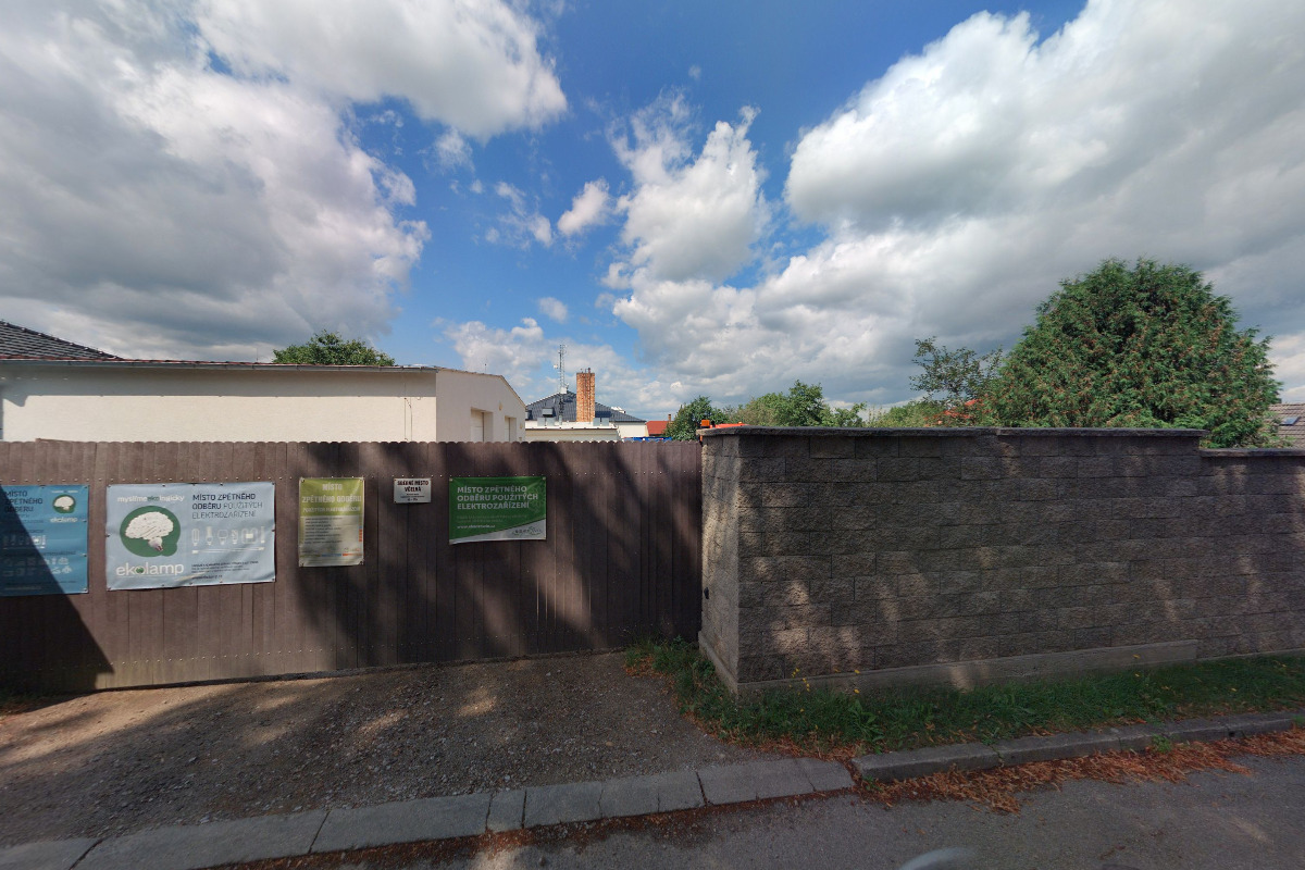 Obec Včelná - sběrné místo elektrozařízení