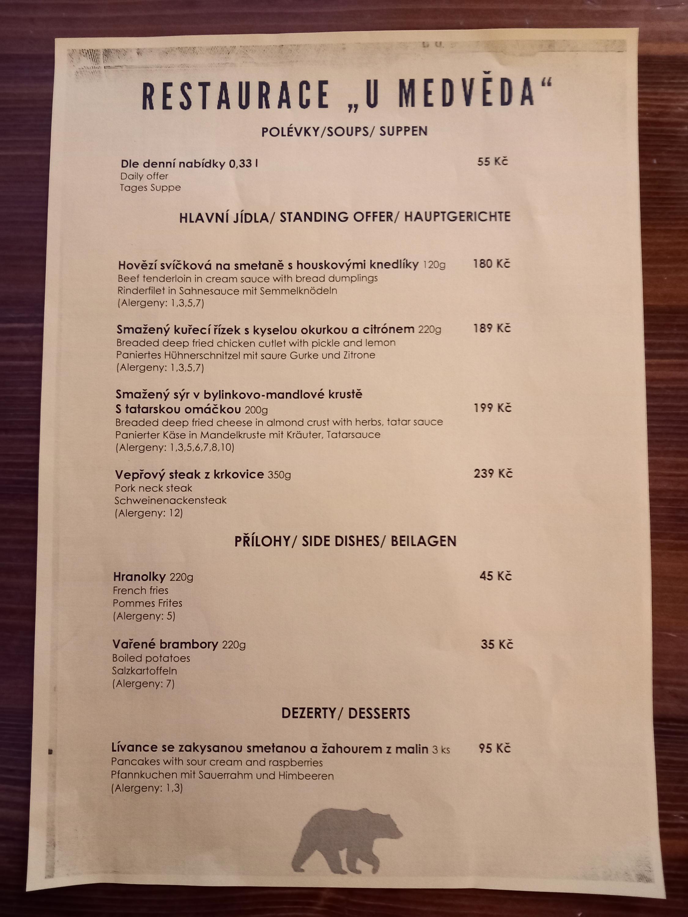 Restaurace U Medvěda foto 3
