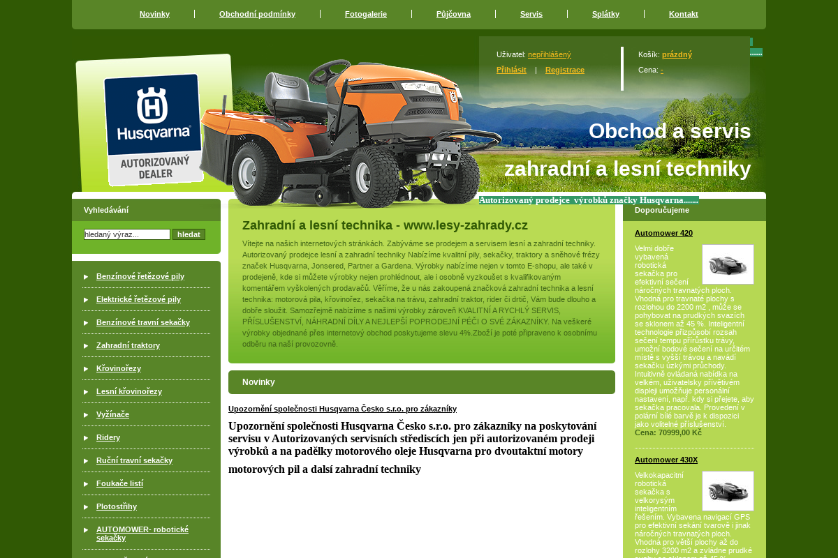 Jan Pravda - Husqvarna