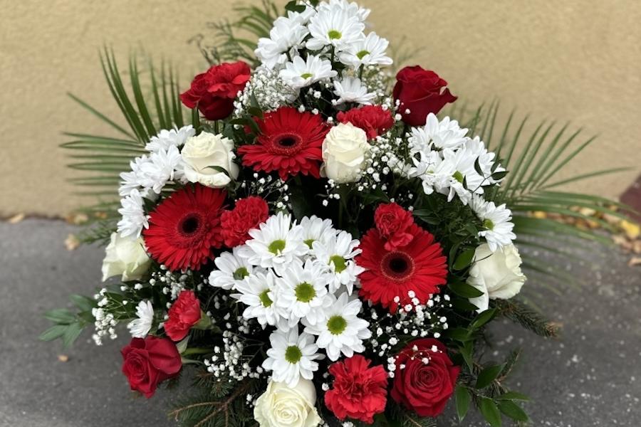 Žardina | Červeno - Bílá