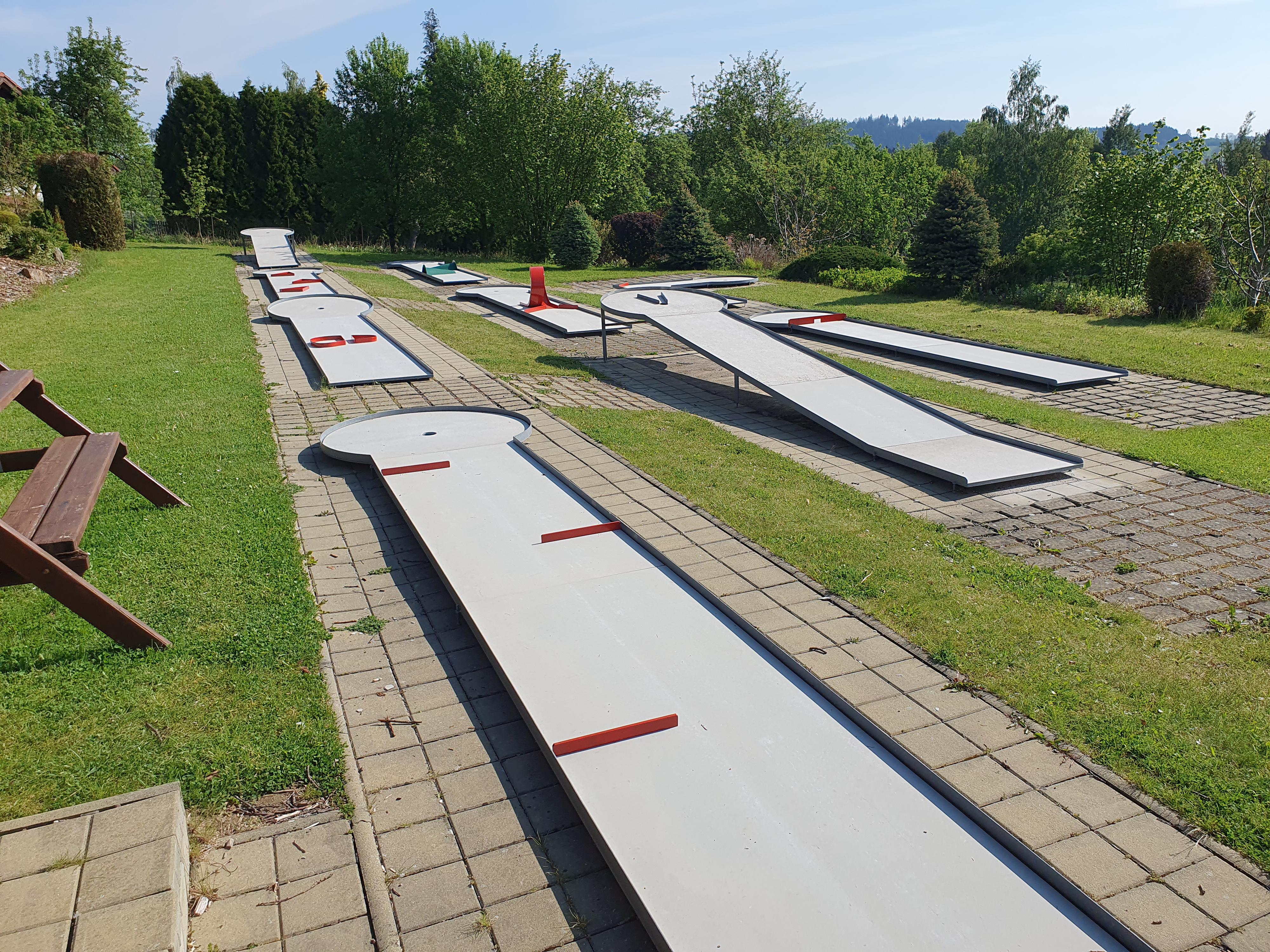 Apartmány Braníčkov - minigolf