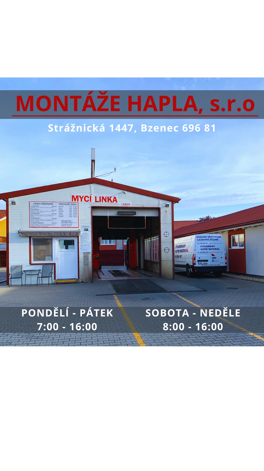 Mycí linka Hapla foto 2