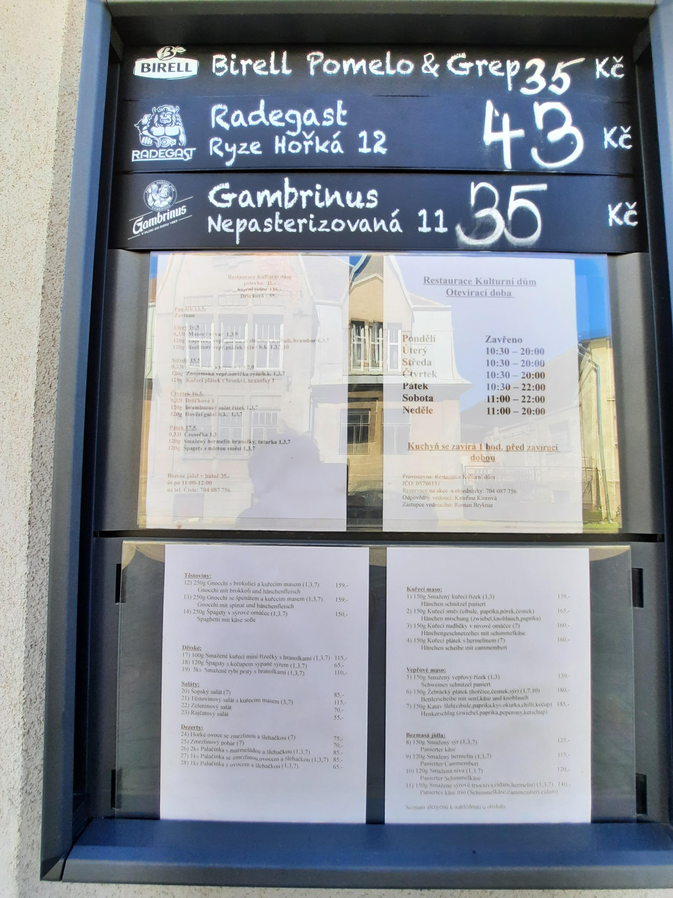Restaurace Kulturní dům