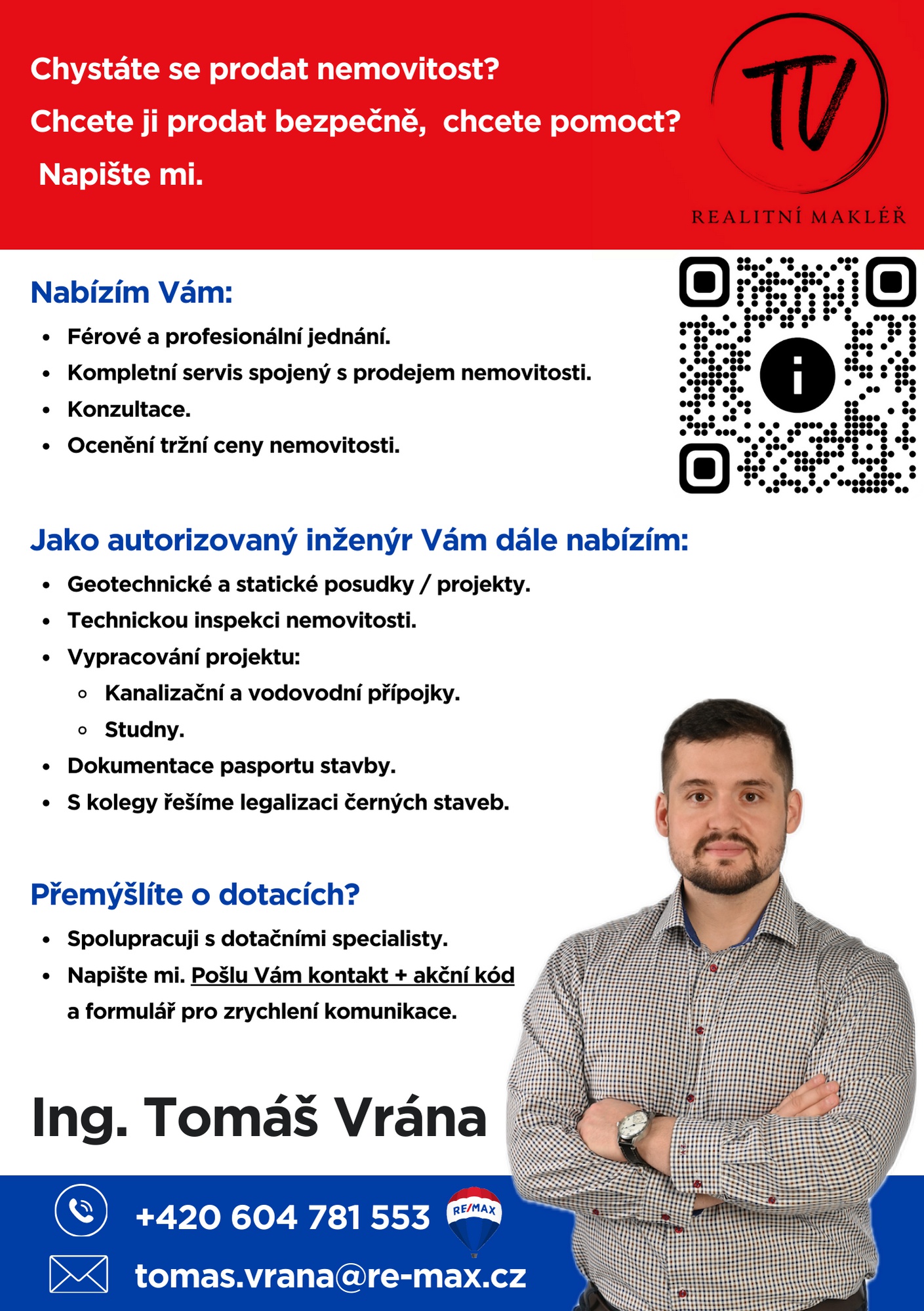 Ing. Tomáš Vrána - REMAX foto 2