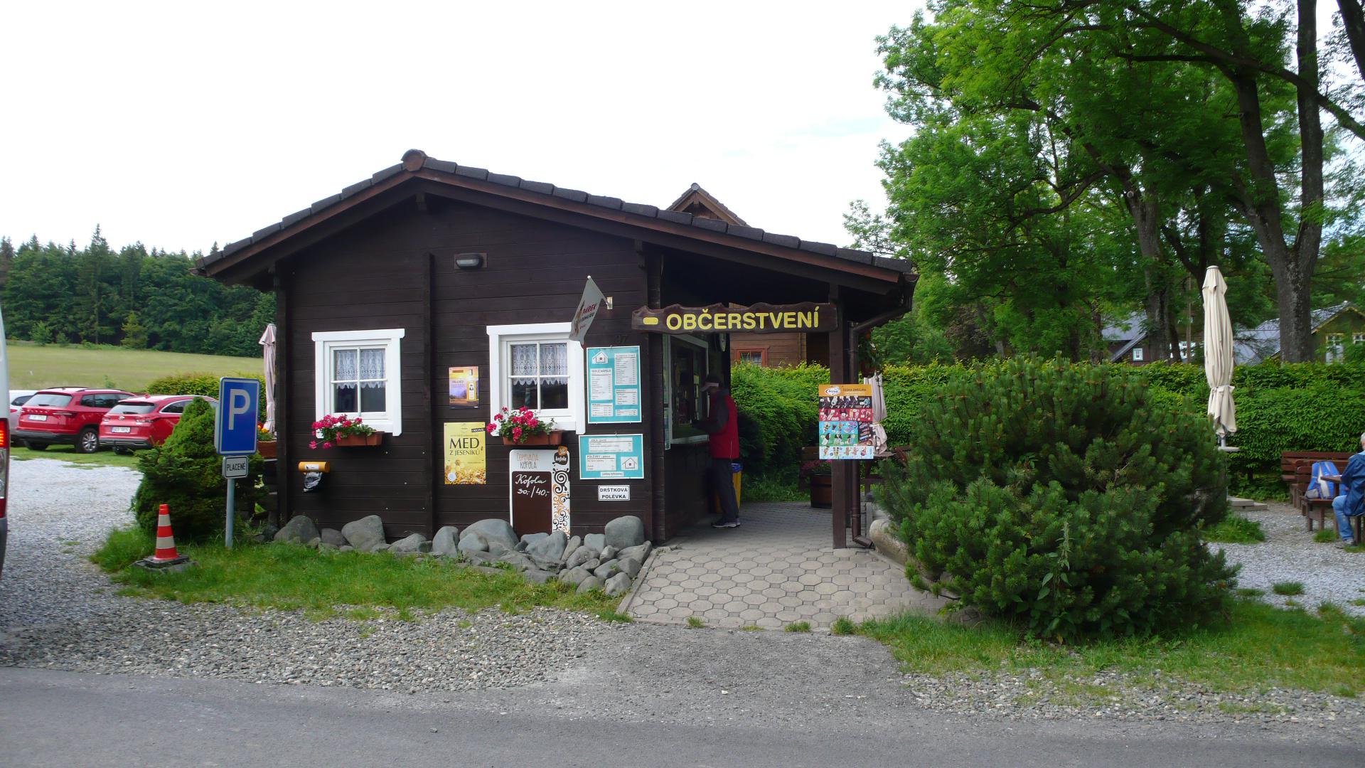 Občerstvení u parkoviště Rejvíz foto 3