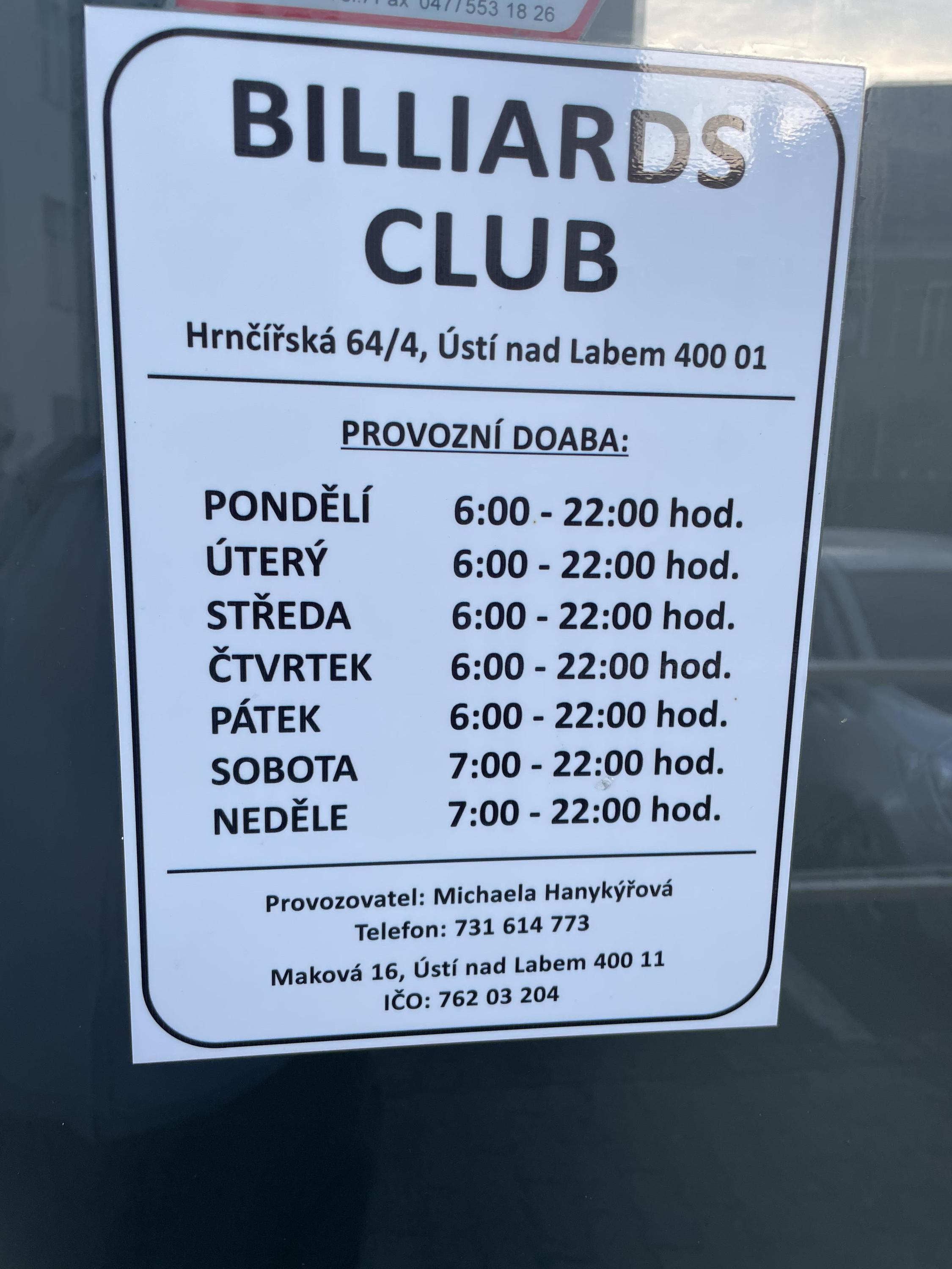 Billiards club